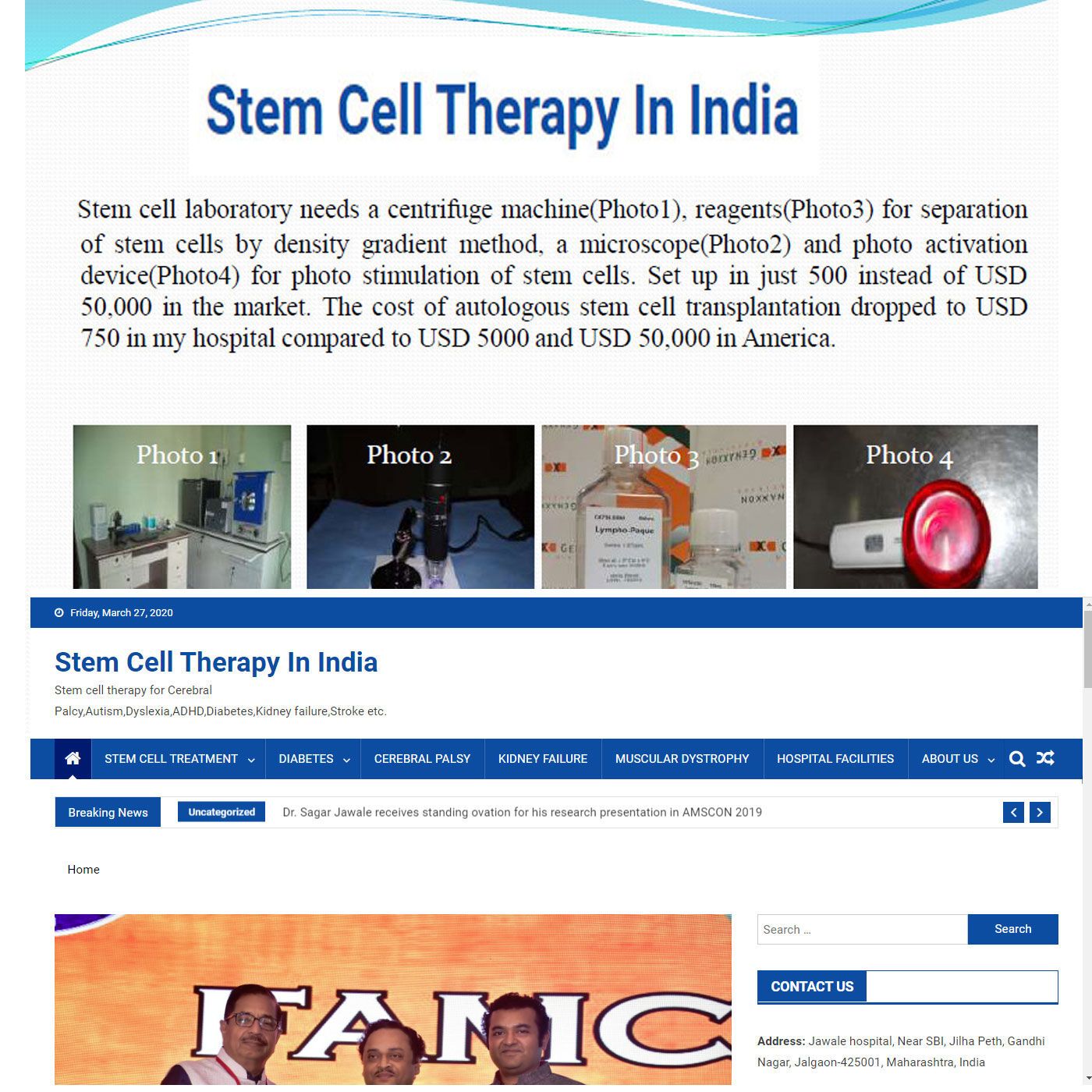 Stem Cell Therapy In India
