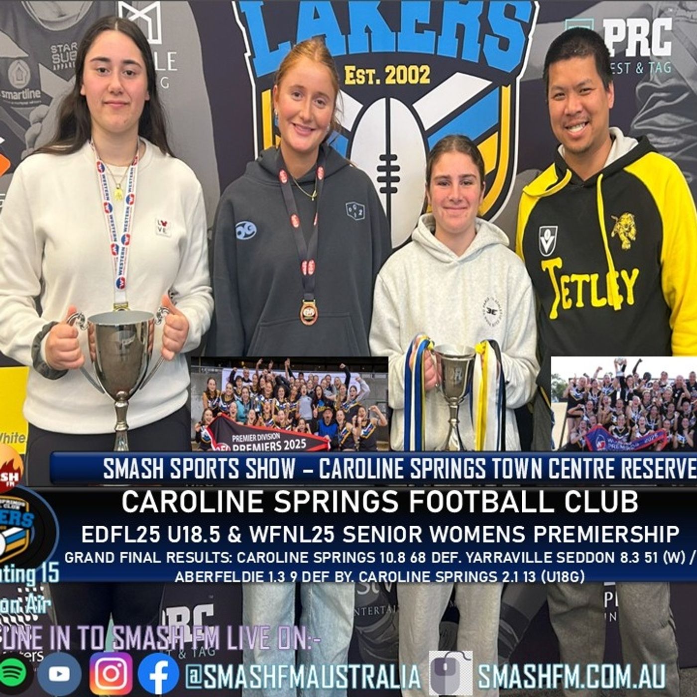 SSS15THYR: Caroline Springs FC EDFL25 U18.5 Premier & WFNL25 Senior Womens Premiership Interviews 240925