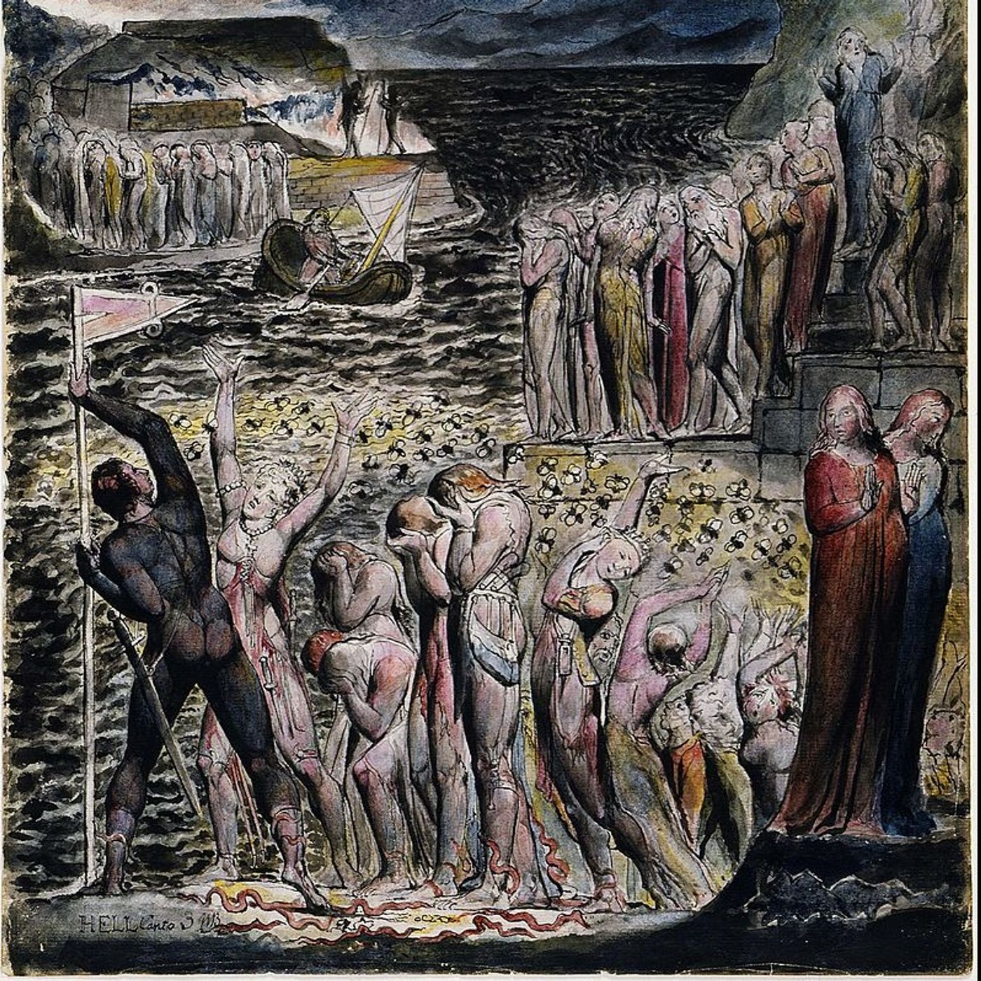 Illustration of Dante's Inferno, Canto 3 A