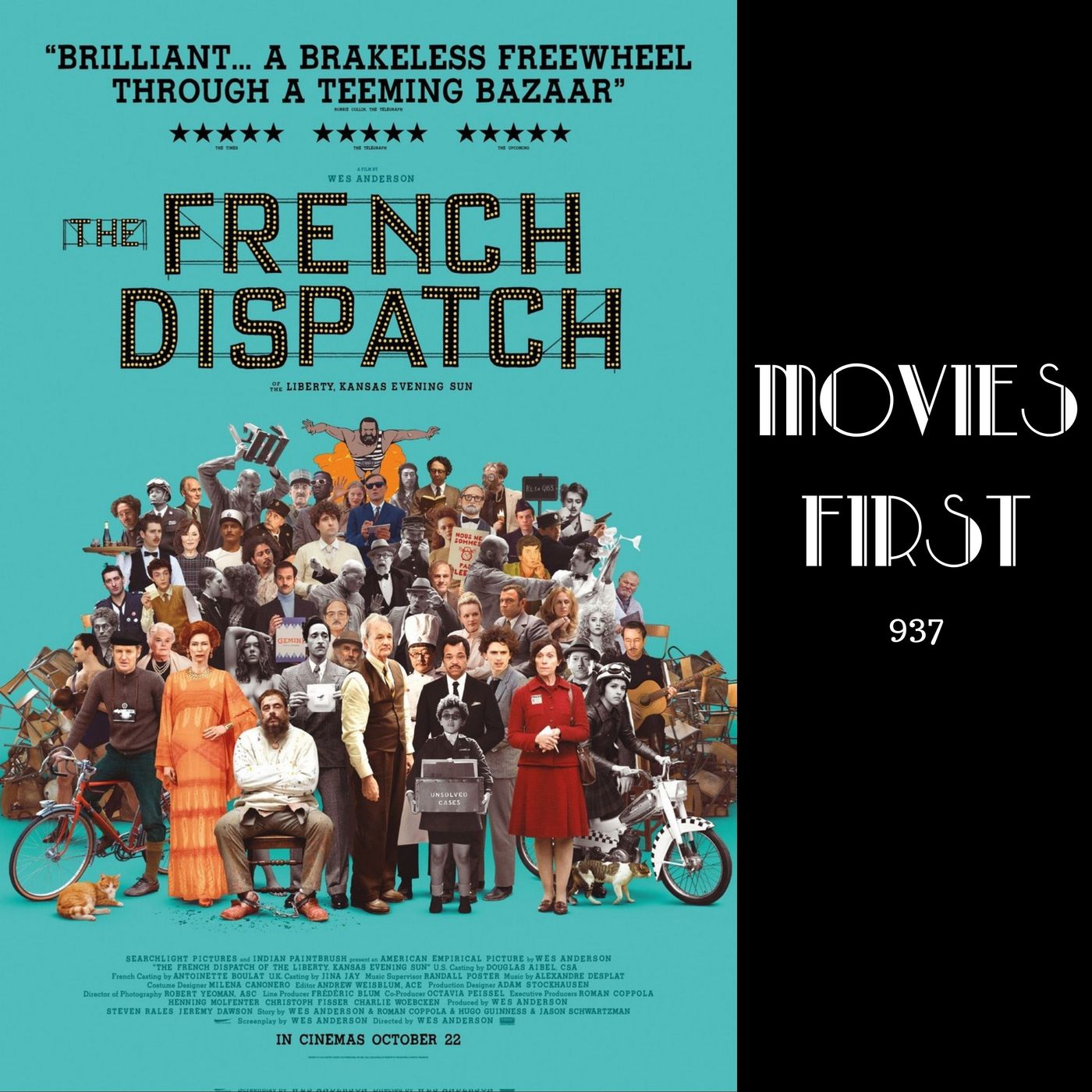 Episode image for The French Dispatch (Comedy, Drama, Romance) (The @MoviesFirst review)