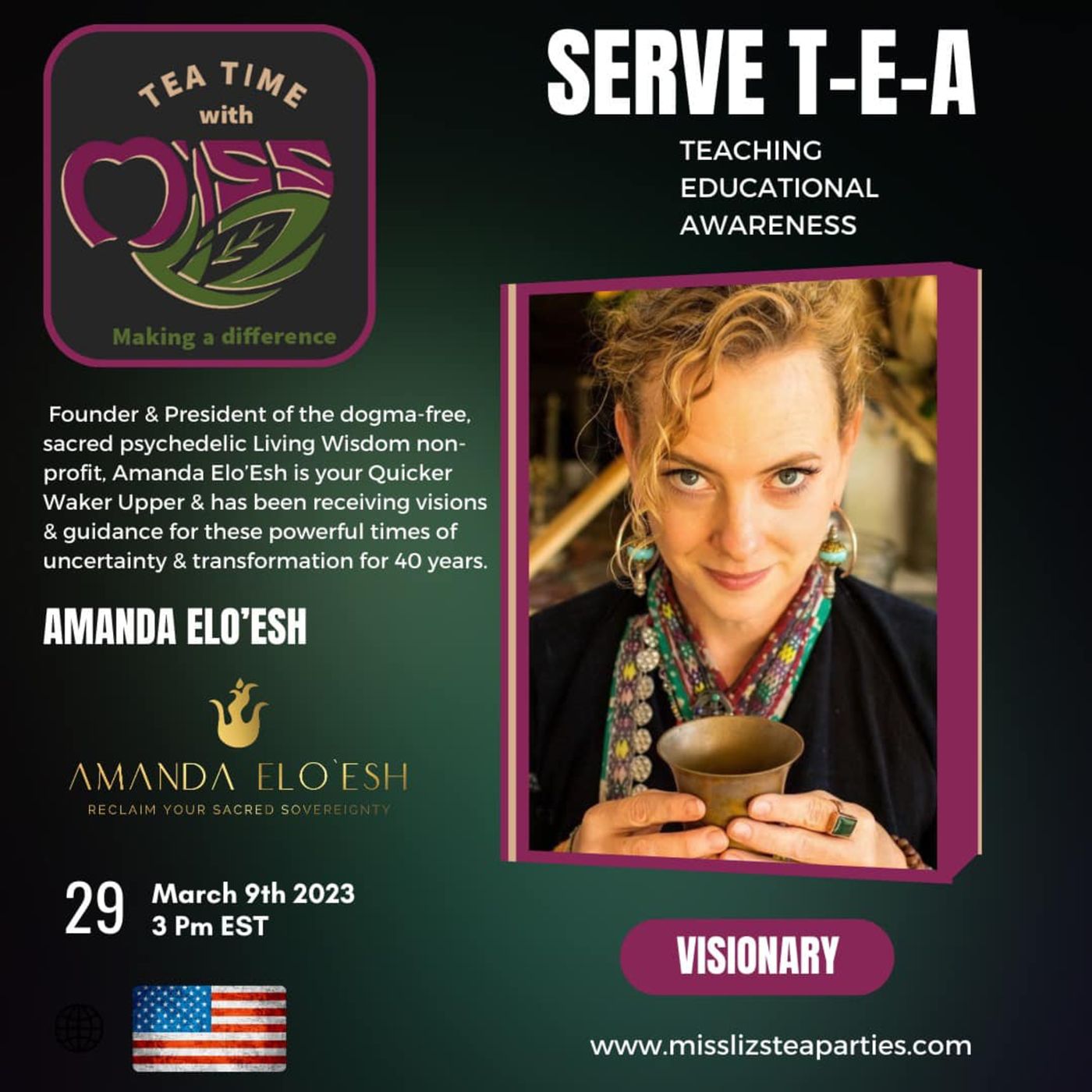 Teatime with Miss Liz