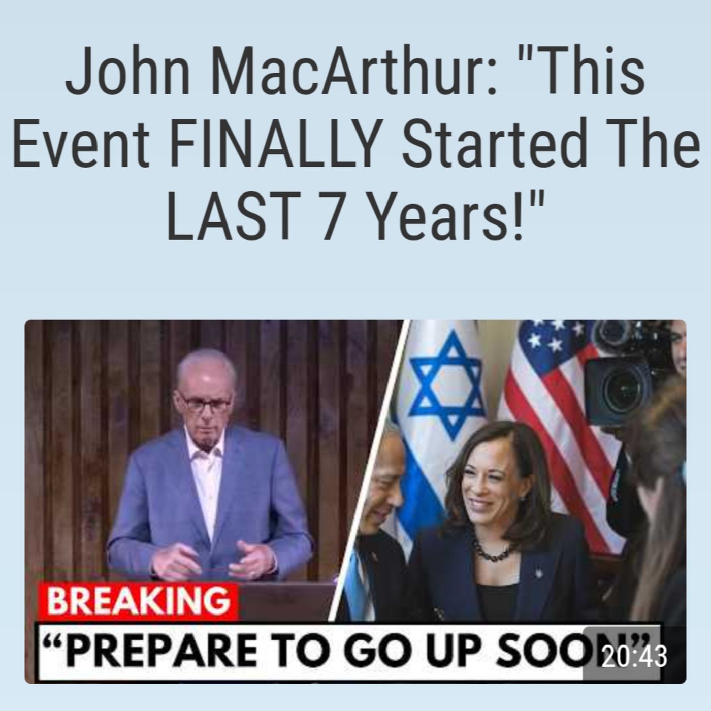 John MacArthur: "This Event FINALLY Started The LAST 7 Years!" episode artwork