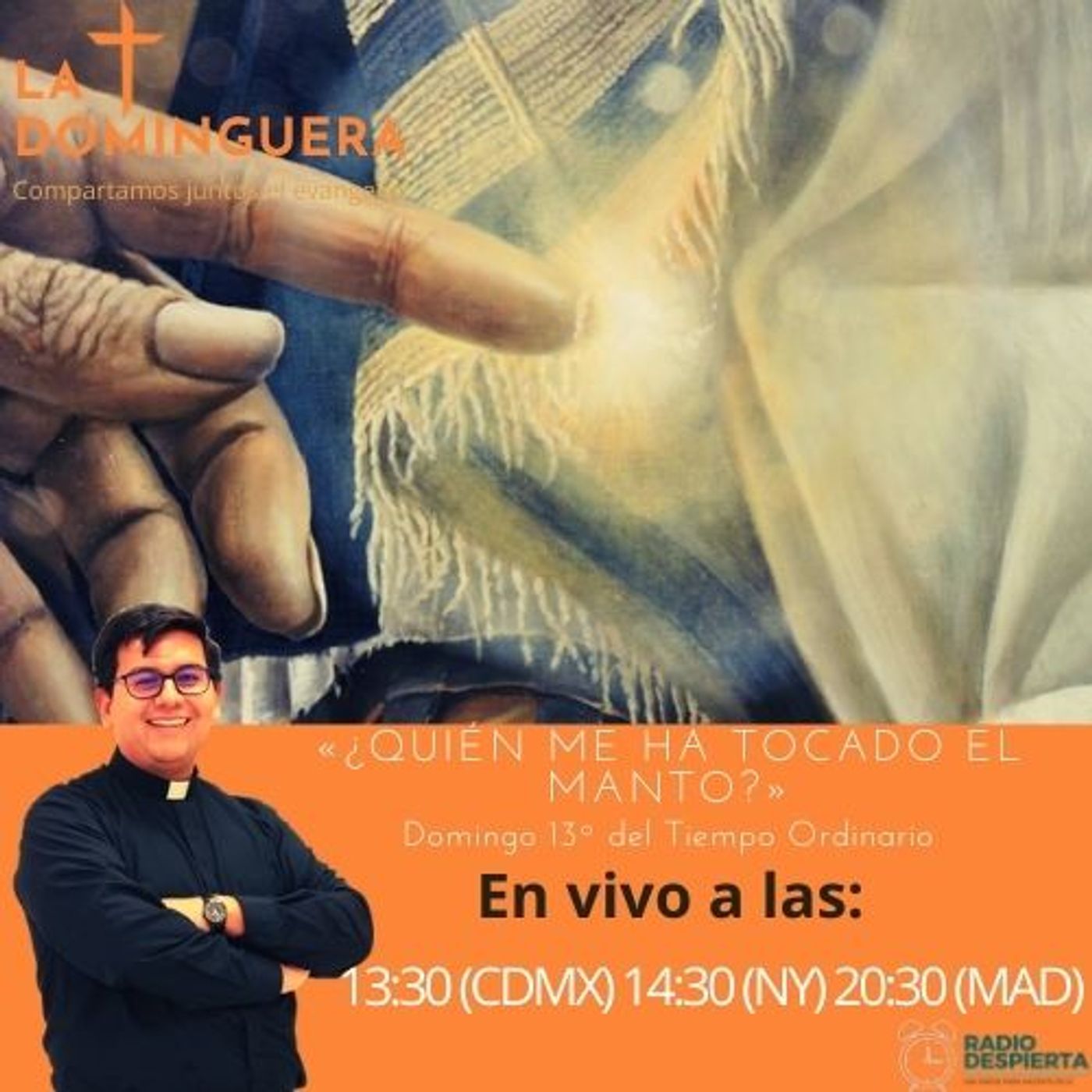 «¿Quién me ha tocado el manto?» «¿Quién me ha tocado el manto?»