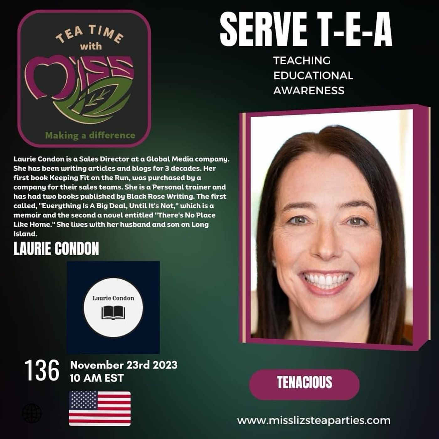 Teatime with Miss Liz