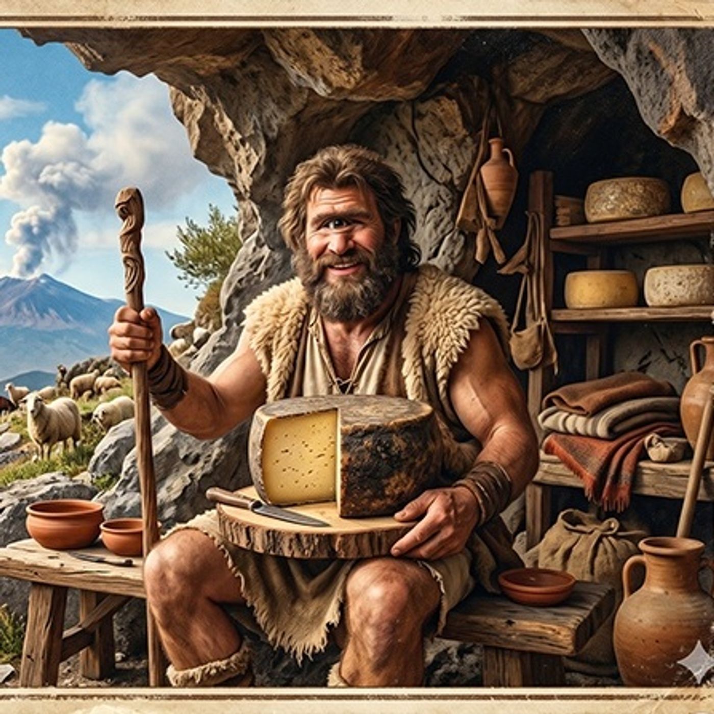 Cartoline. Saluti da ... Polifemo e il suo formaggio episode artwork