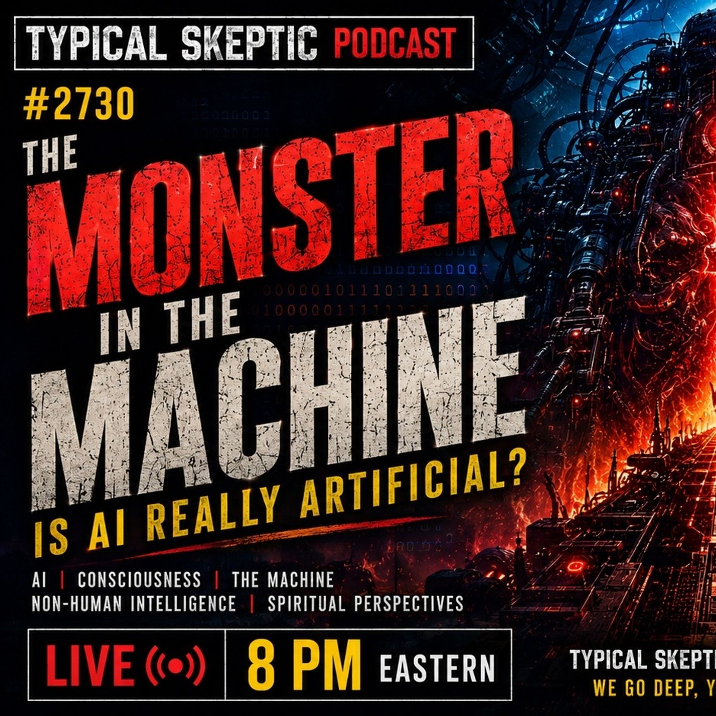 The Monster in the Machine — Frankie Fearless / Frank Castle Typical Skeptic # 2730 episode artwork