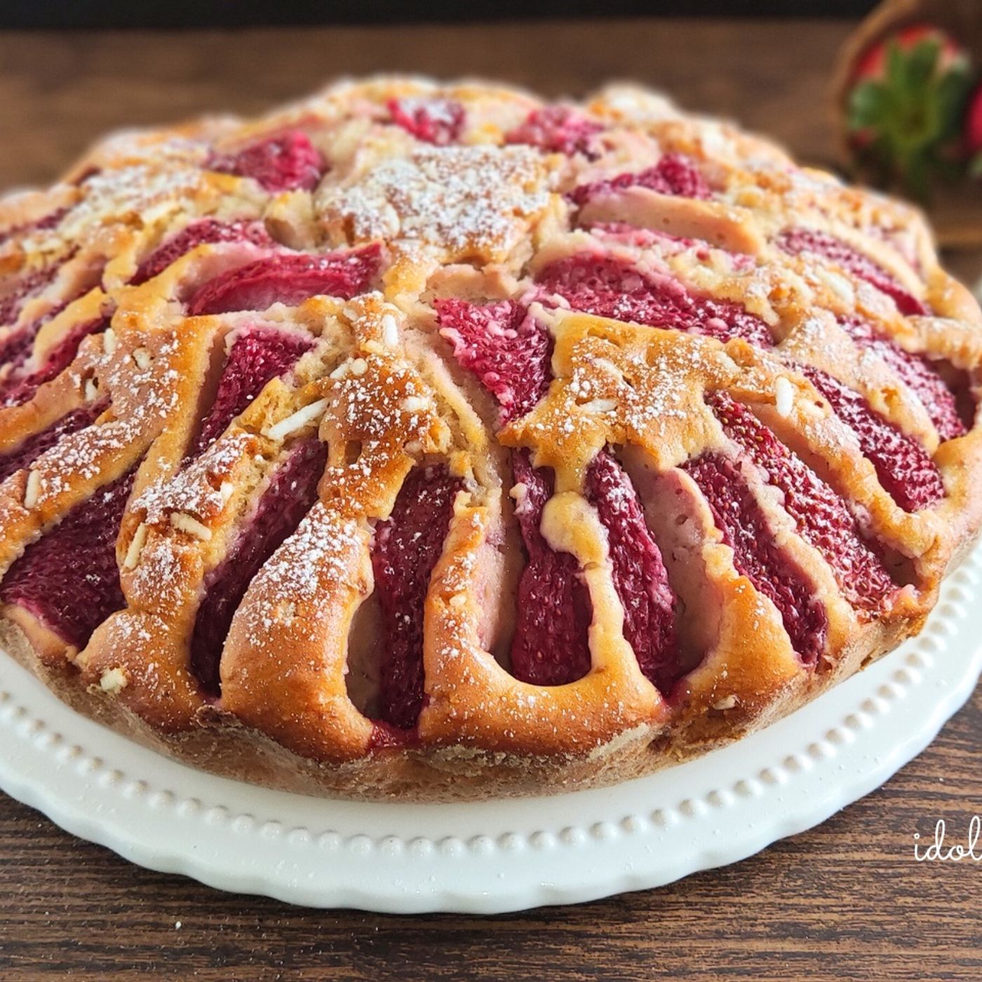 Torta alle fragole soffice