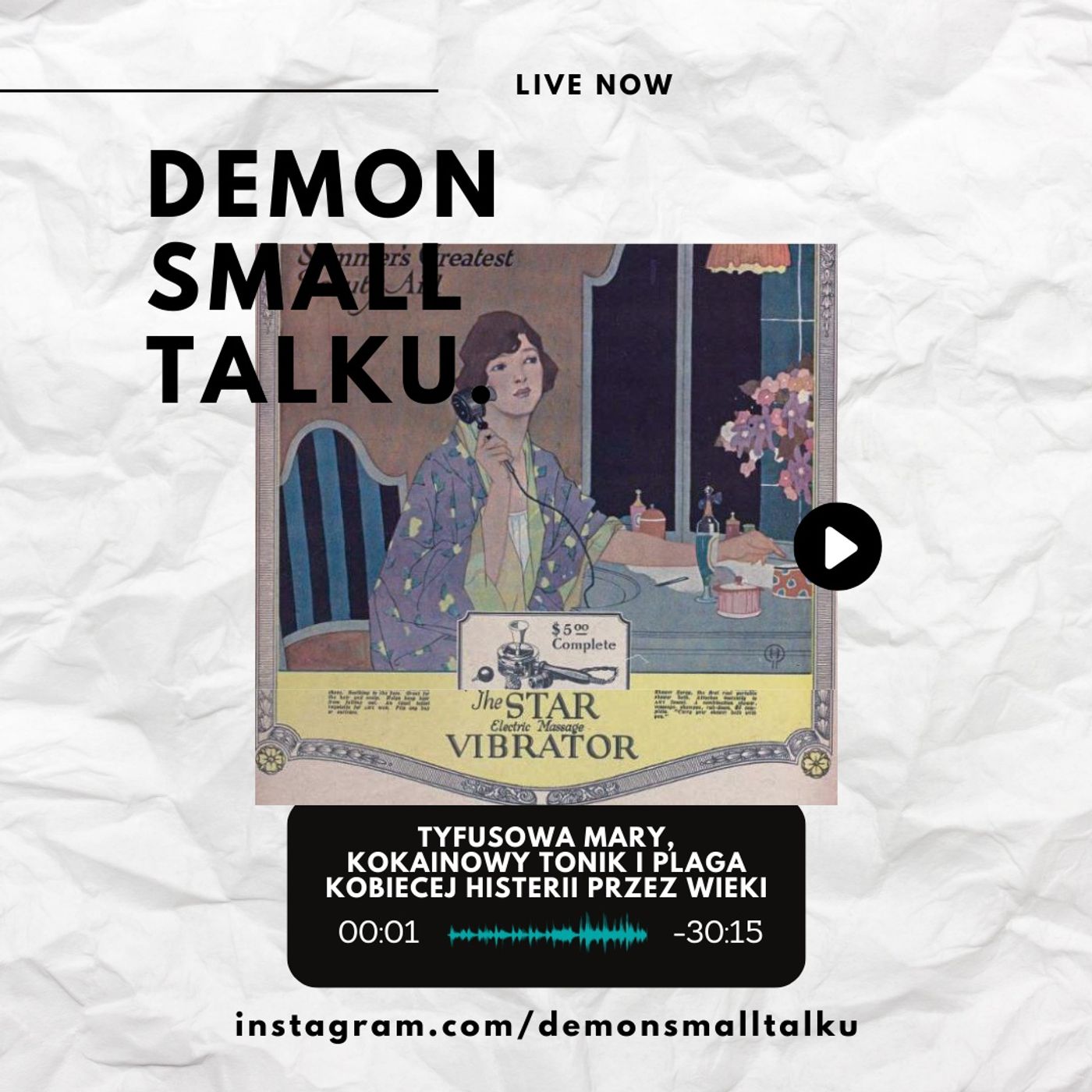 Tyfusowa Mary, kokainowy tonik i plaga kobiecej histerii