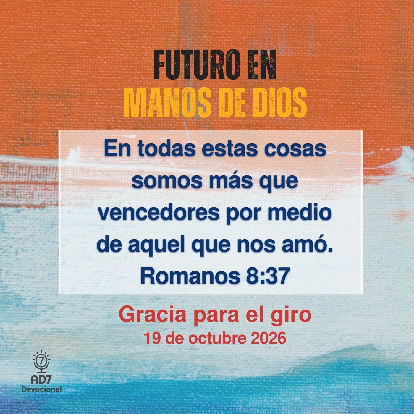 Portada de AD7 Devocional - Diferente / Inverso