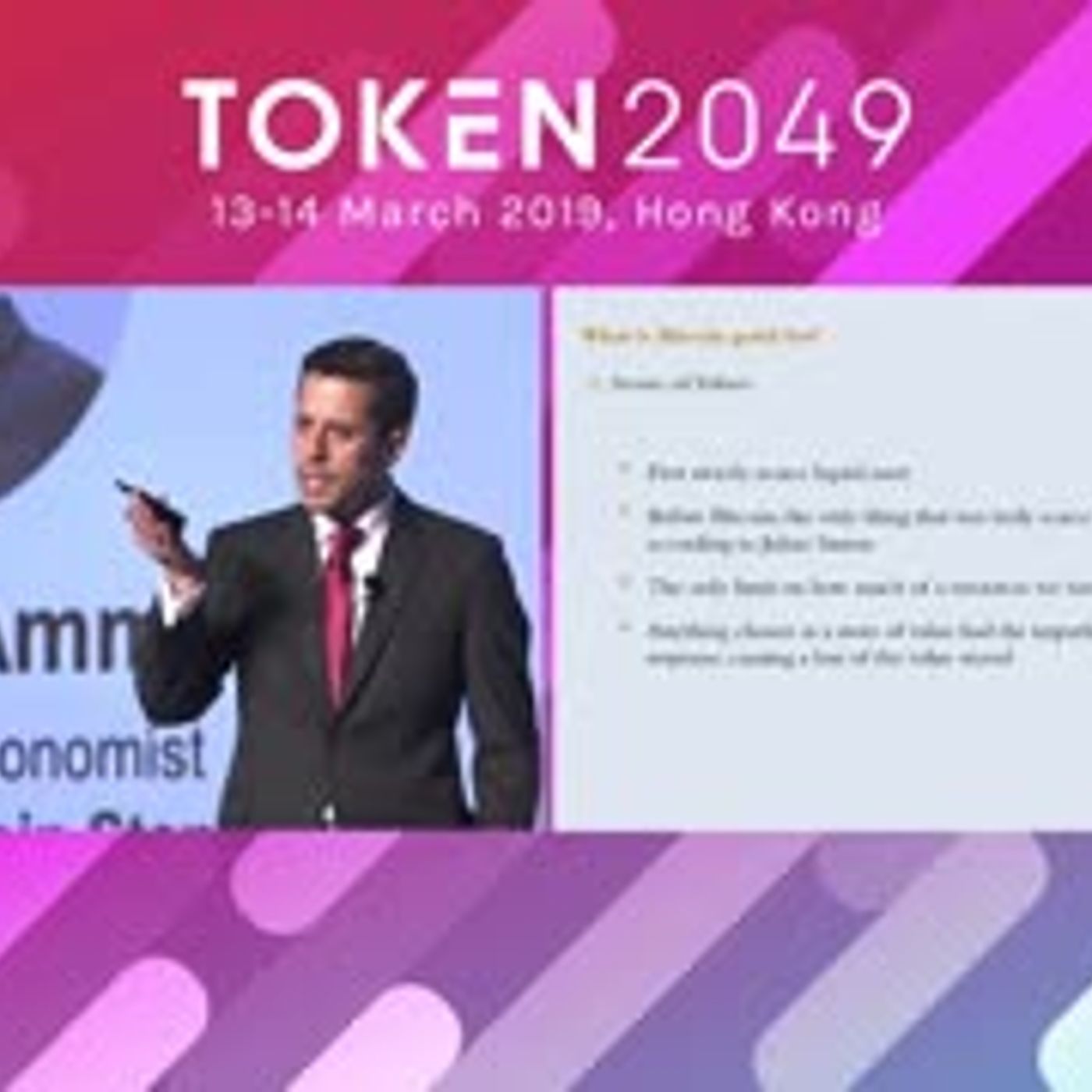 The Bitcoin Standard Presents Saifedean Ammous TOKEN2049 Hong Kong