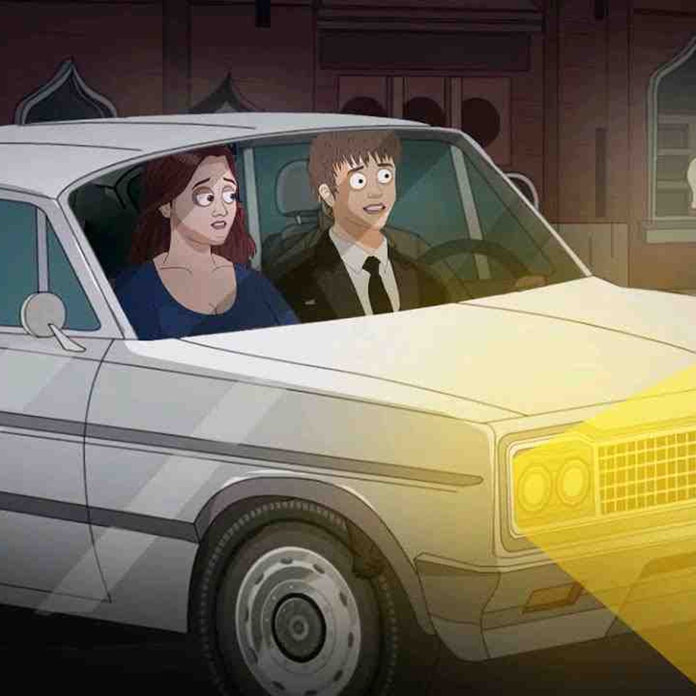 4 DRIVING AT NIGHT Horror Stories Animated episode artwork