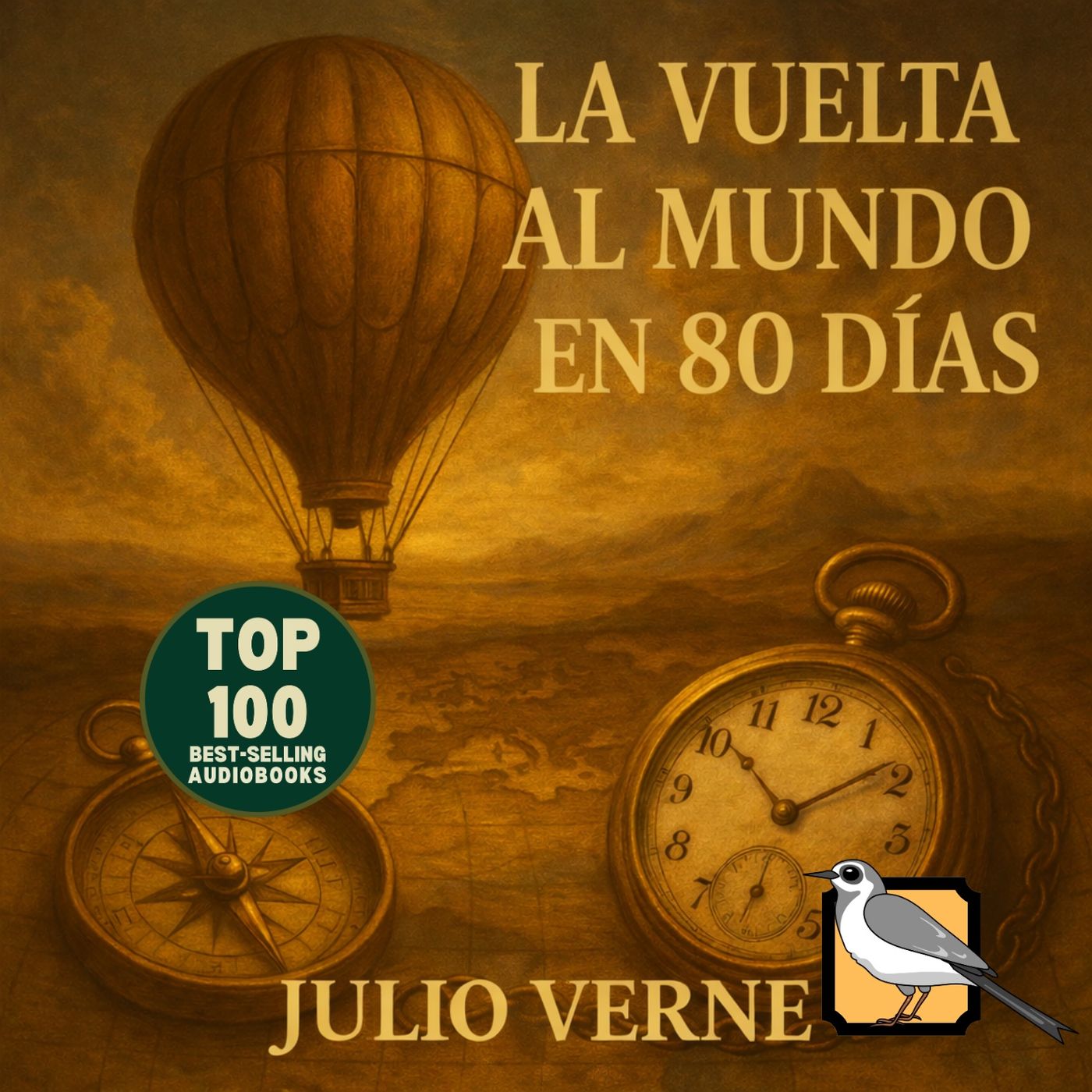 La vuelta al mundo en 80 días (Julio Verne) cover art