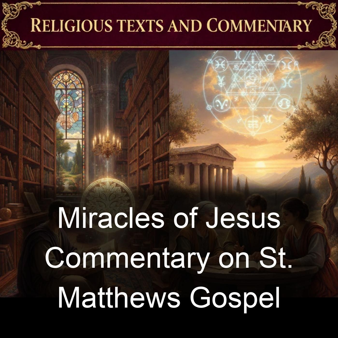 Miracles of Jesus Commentary on St. Matthews Gospel cover art