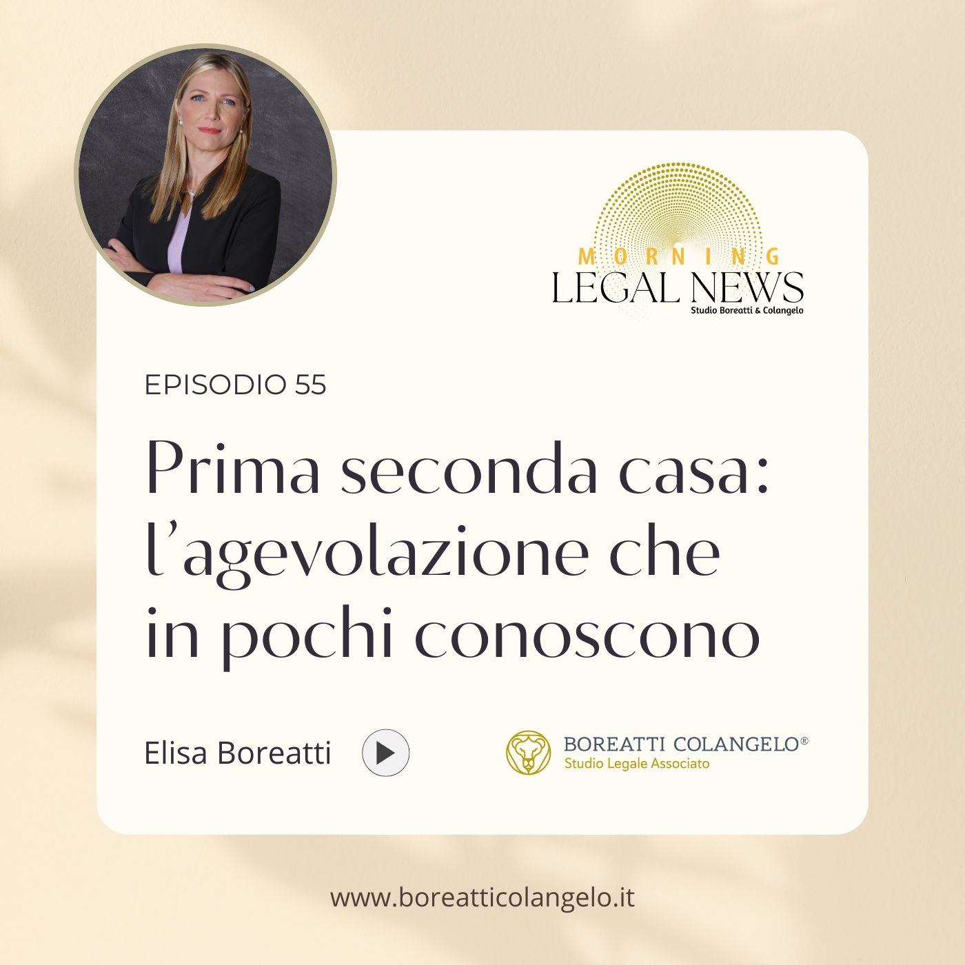 #55 - Prima seconda casa: l’agevolazione che in pochi conoscono | Boreatti&Colangelo episode artwork