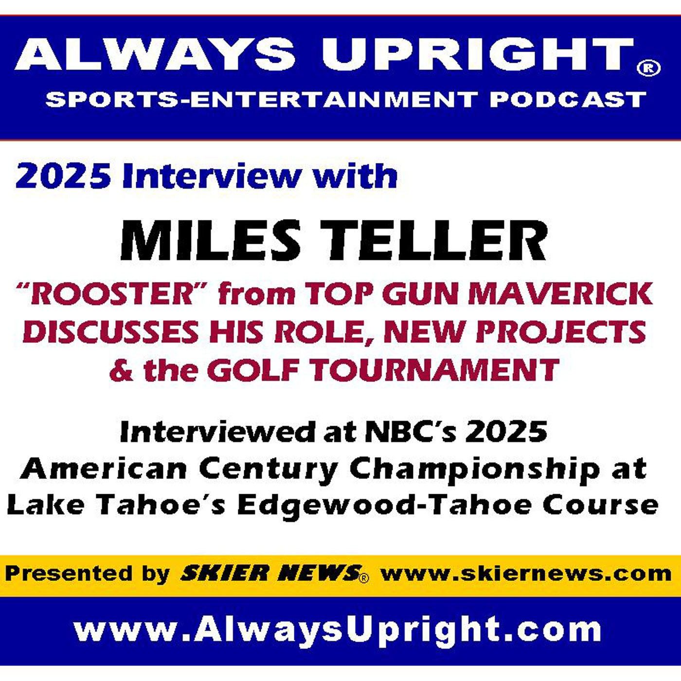 Miles Teller on Always Upright:Dave Leonardi "Always Upright"