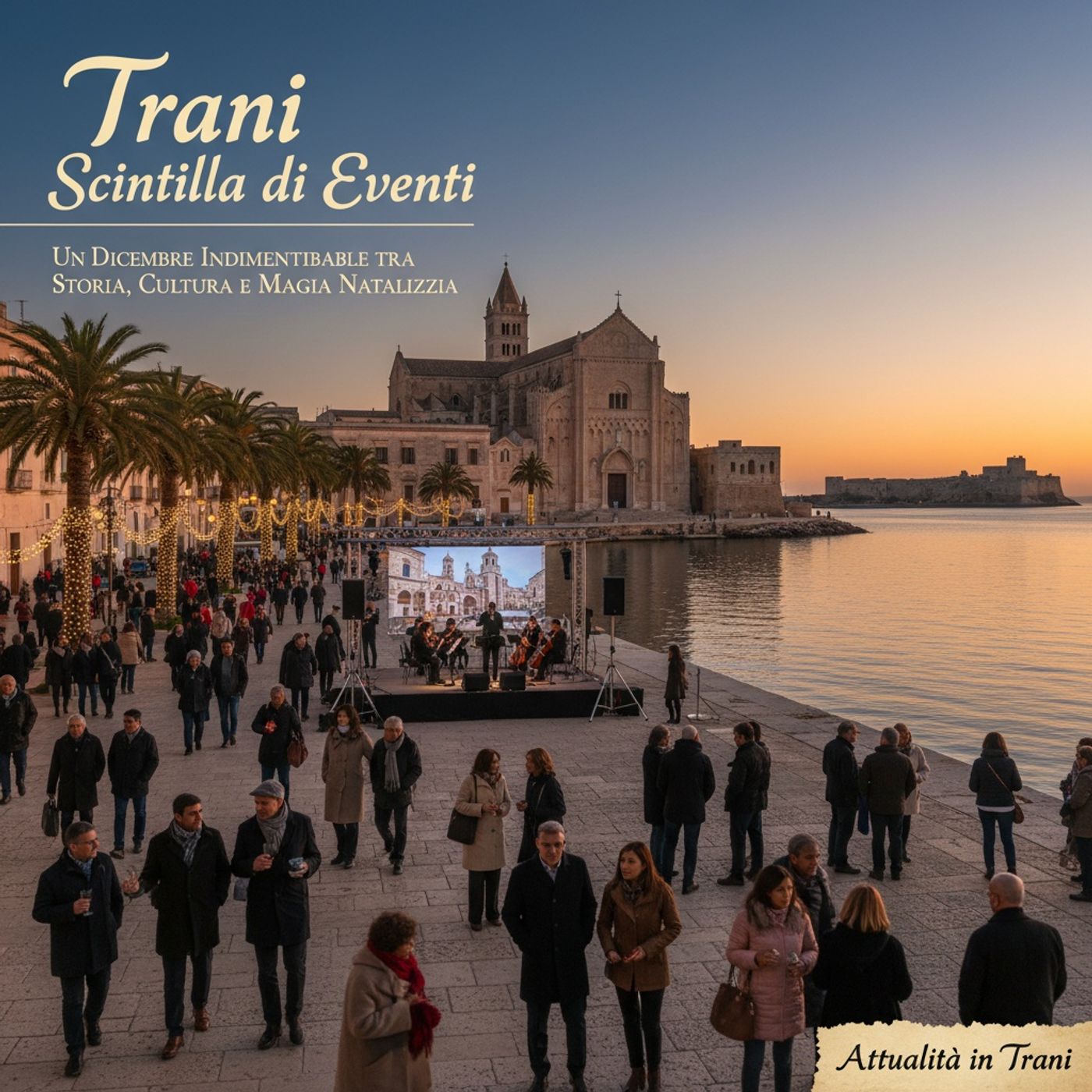 Trani Scintilla di Eventi: Un Dicembre Indimenticabile tra Storia, Cultura e Magia Natalizia