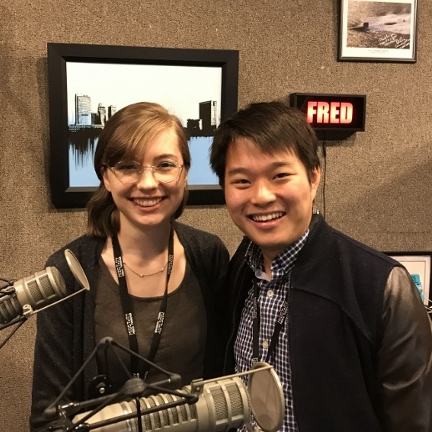 Samuel Chang and Logan Sander with Midstory.org episode artwork