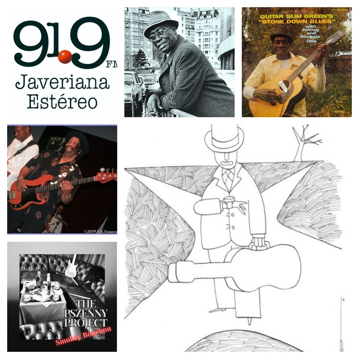2025-37 Booker T Laury, Snapper Mitchum, Guitar Slim Green, The Pszenny Project episode artwork