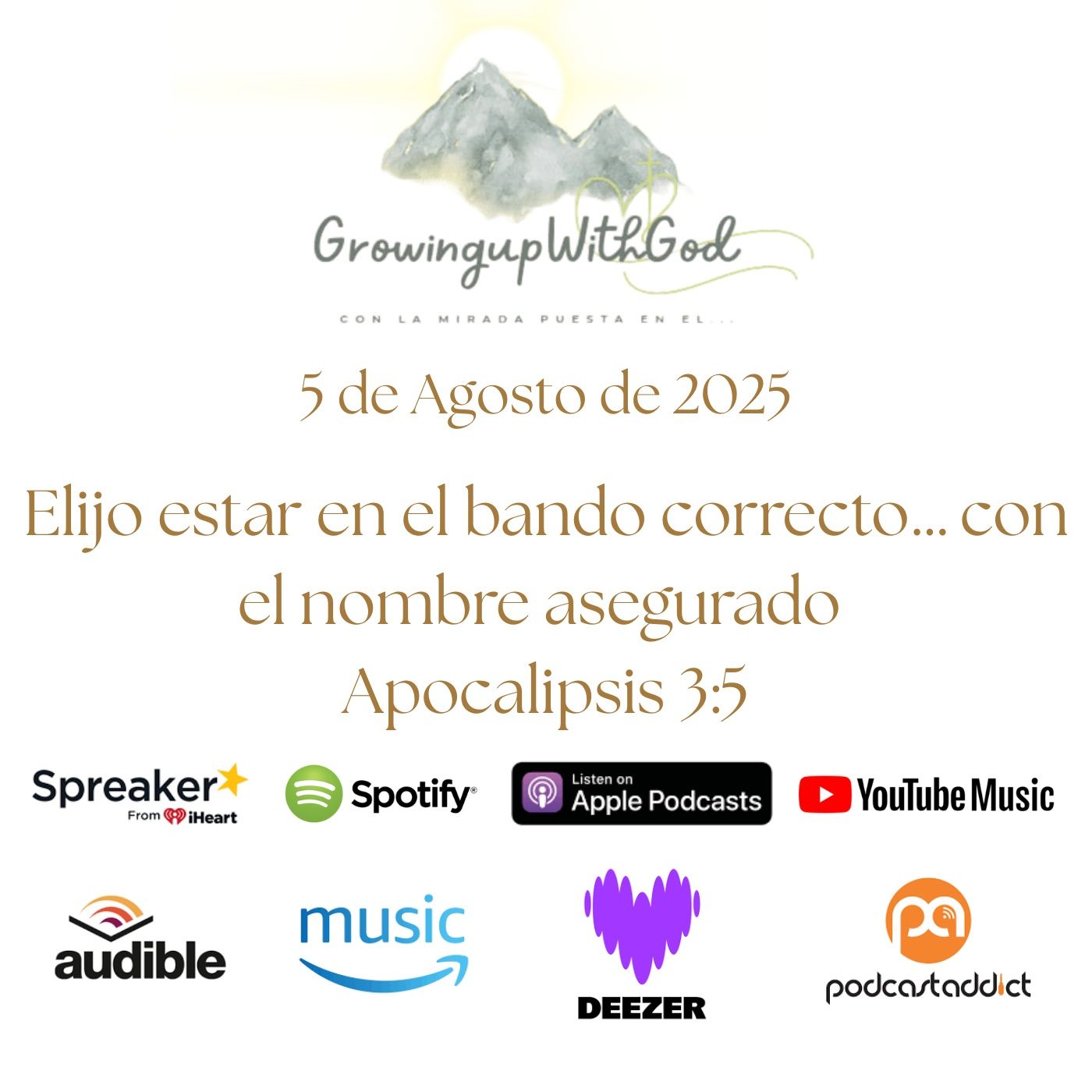 Growing Up With God (Creciendo Con Dios)