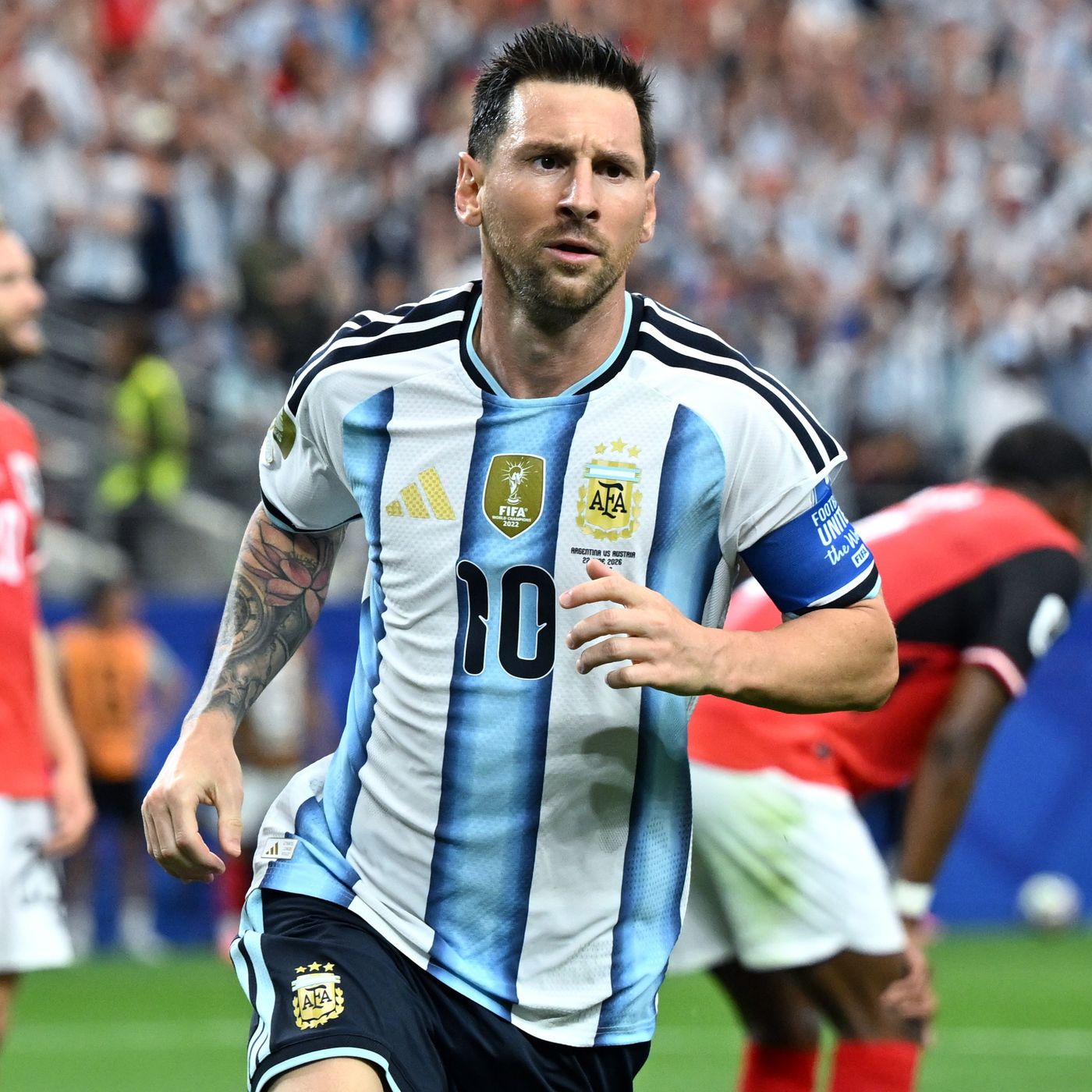 Los goles del Argentina 2 - 0 Austria | Messi, eterno y máximo goleador de los mundiales