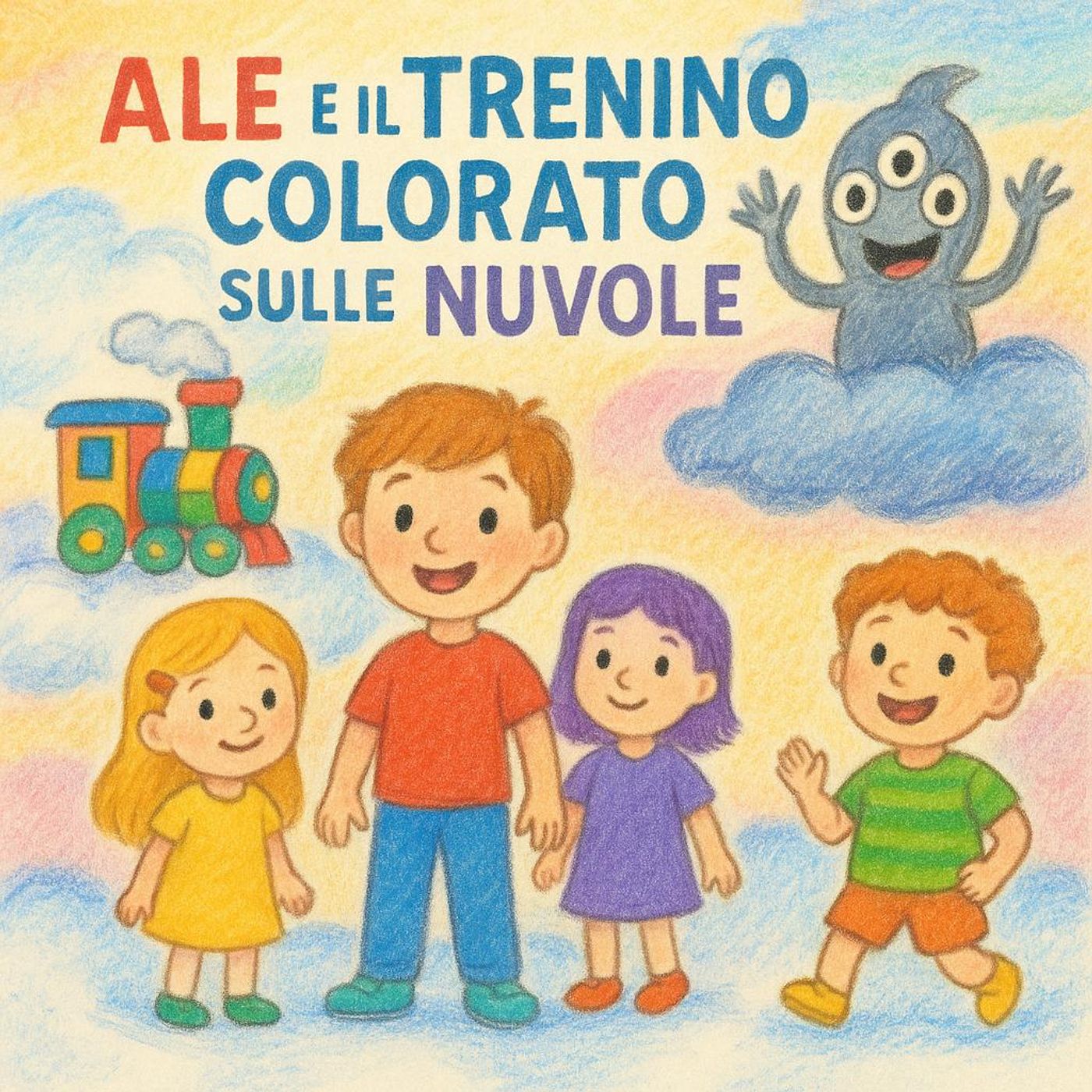 Ale e il Trenino Colorato sulle Nuvole