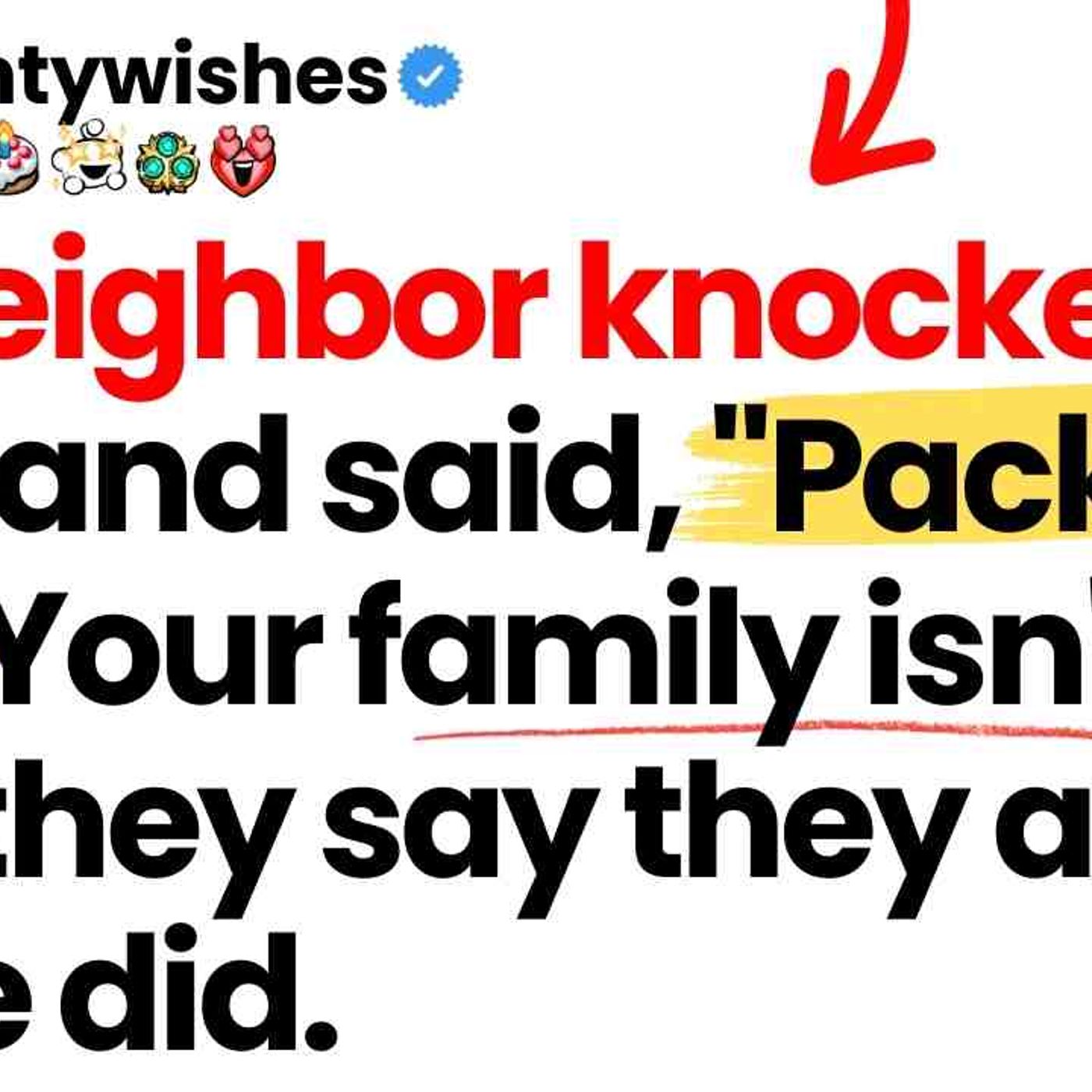 My neighbor knocked at 3 AM and said_ _Pack a bag. Your family isn_t who they say they are. episode artwork