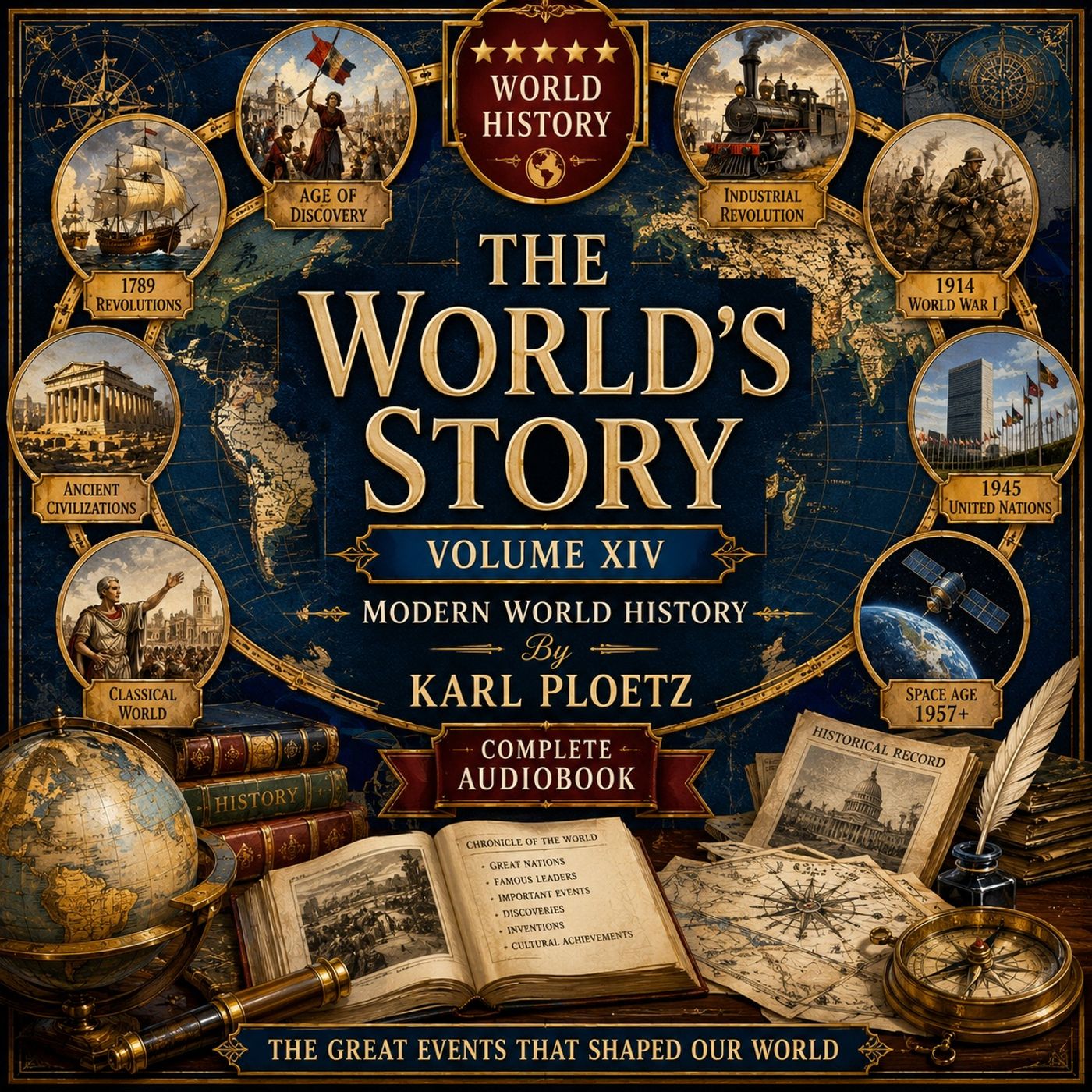 The World’s Story, Vol. XIV by Karl Ploetz | Complete Audiobook | Great Events of Modern World History Part 4 episode artwork