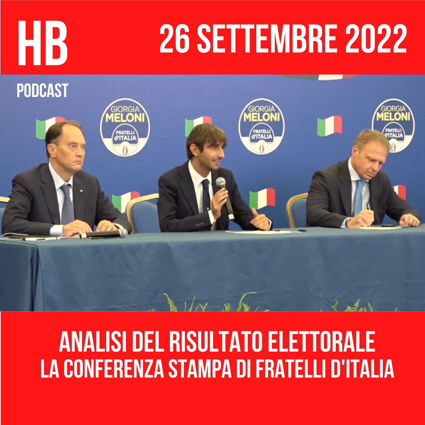 Analisi del voto, conferenza stampa di Fratelli d'Italia