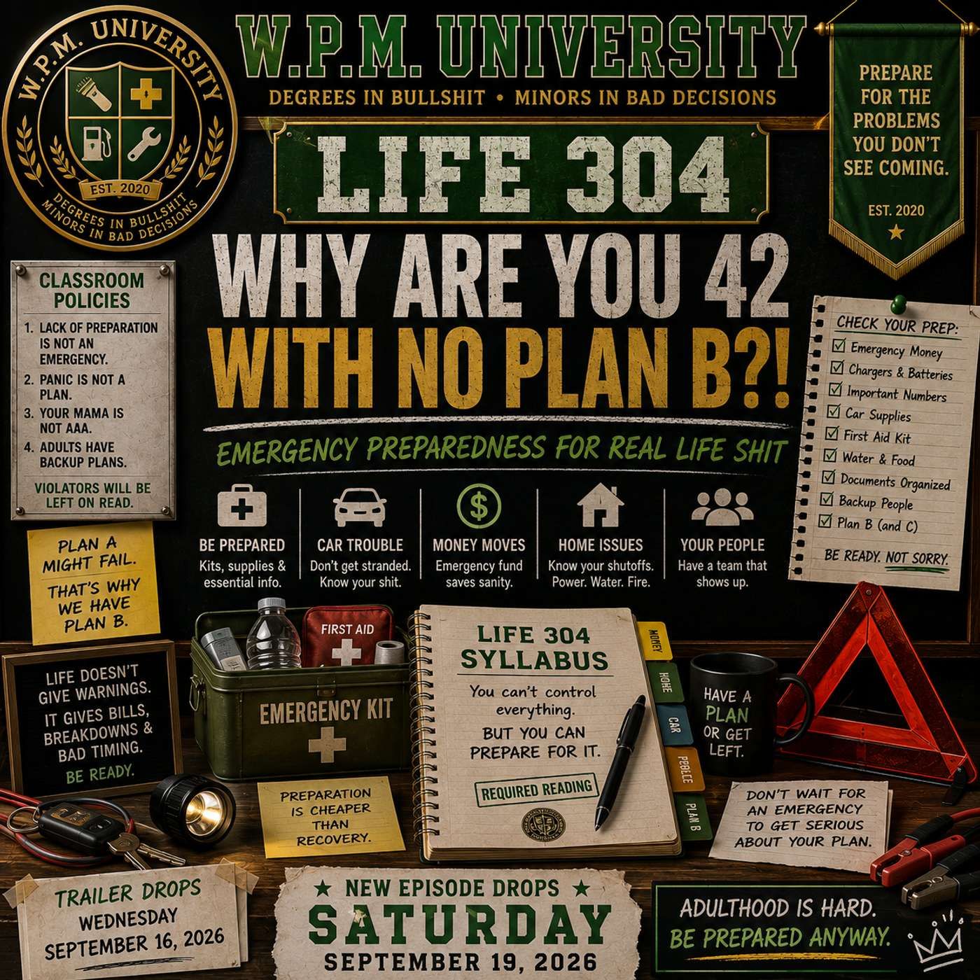 LIFE 304 Why Are You 42 With No Plan B? episode artwork