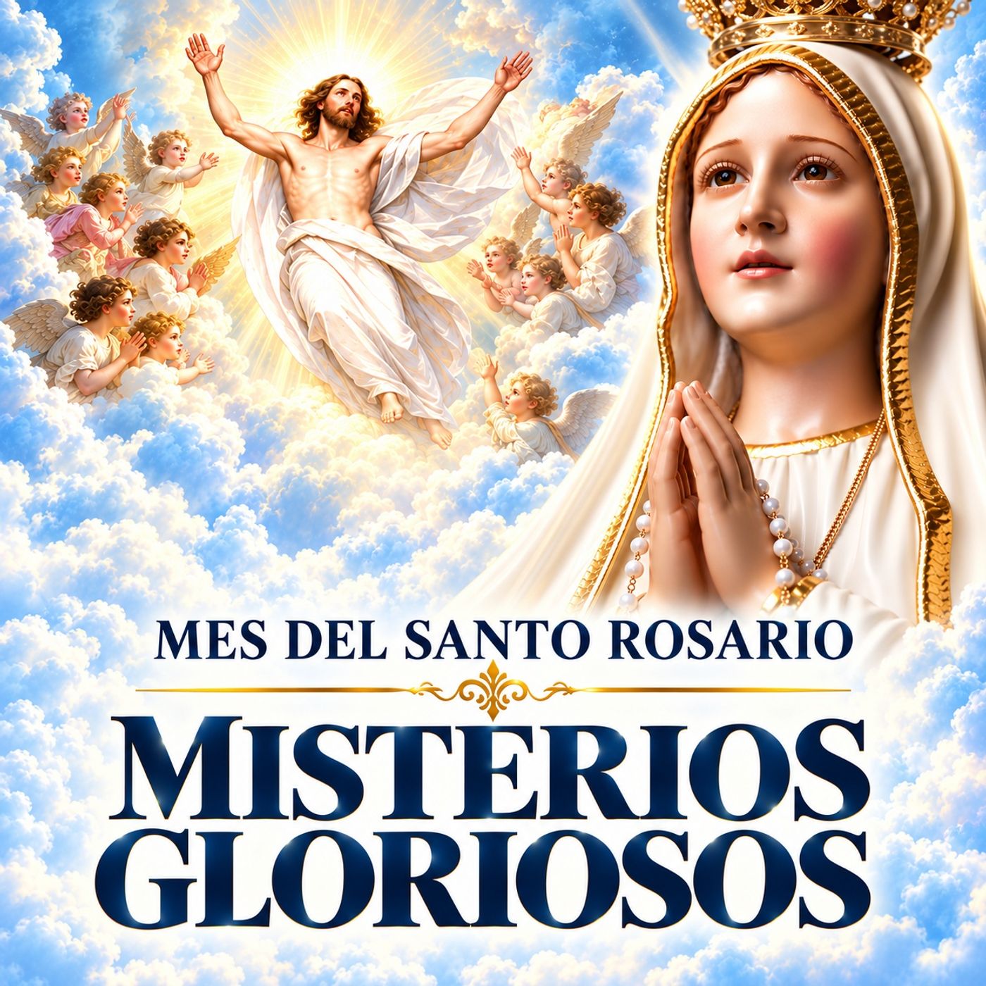 Santo Rosario Bíblico | 14 de Octubre de 2026 | Misterios Gloriosos | Mes del Santo Rosario