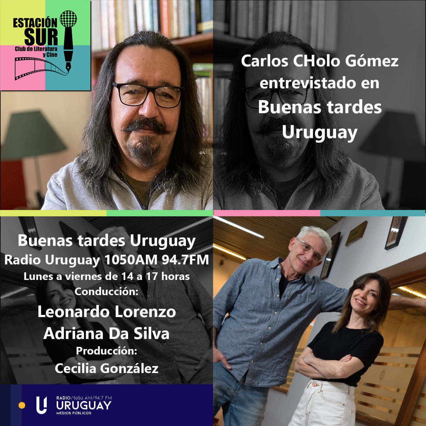 Buenas tardes Uruguay: Leonardo Lorenzo y Adriana Da Silva entrevistan a CHolo Gómez episode artwork