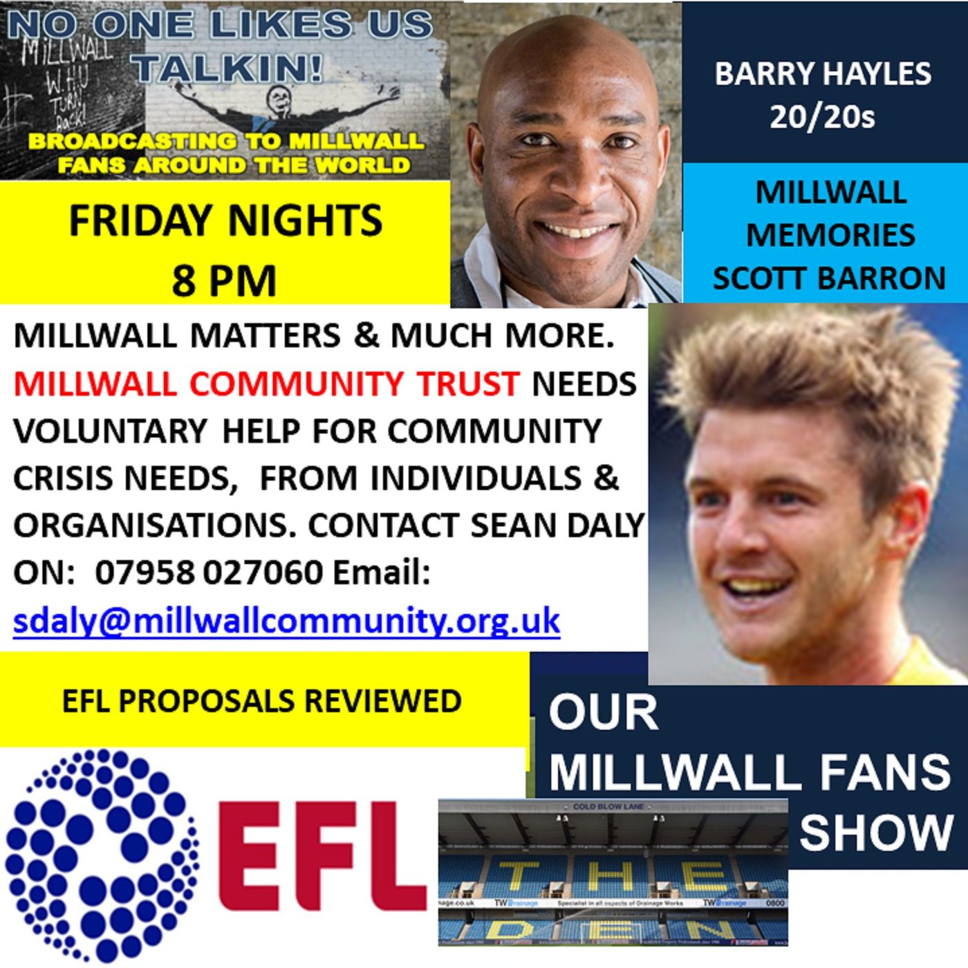 OUR MILLWALL FAN SHOW 150520 Sponsored by Dean Wilson Family Funeral Directors episode artwork