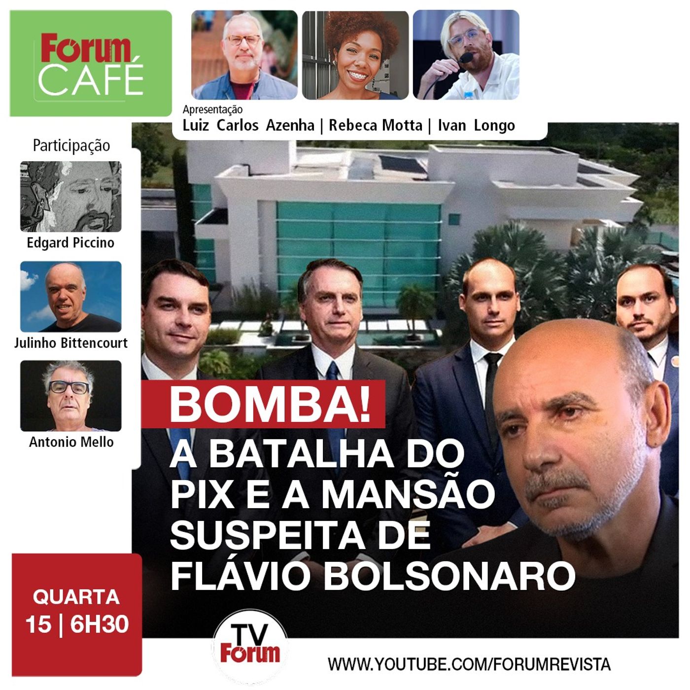 Flávio Bolsonaro quitou sua mansão de 6 milhões 27 anos antes do prazo! | Fórum Café | 15.01.25