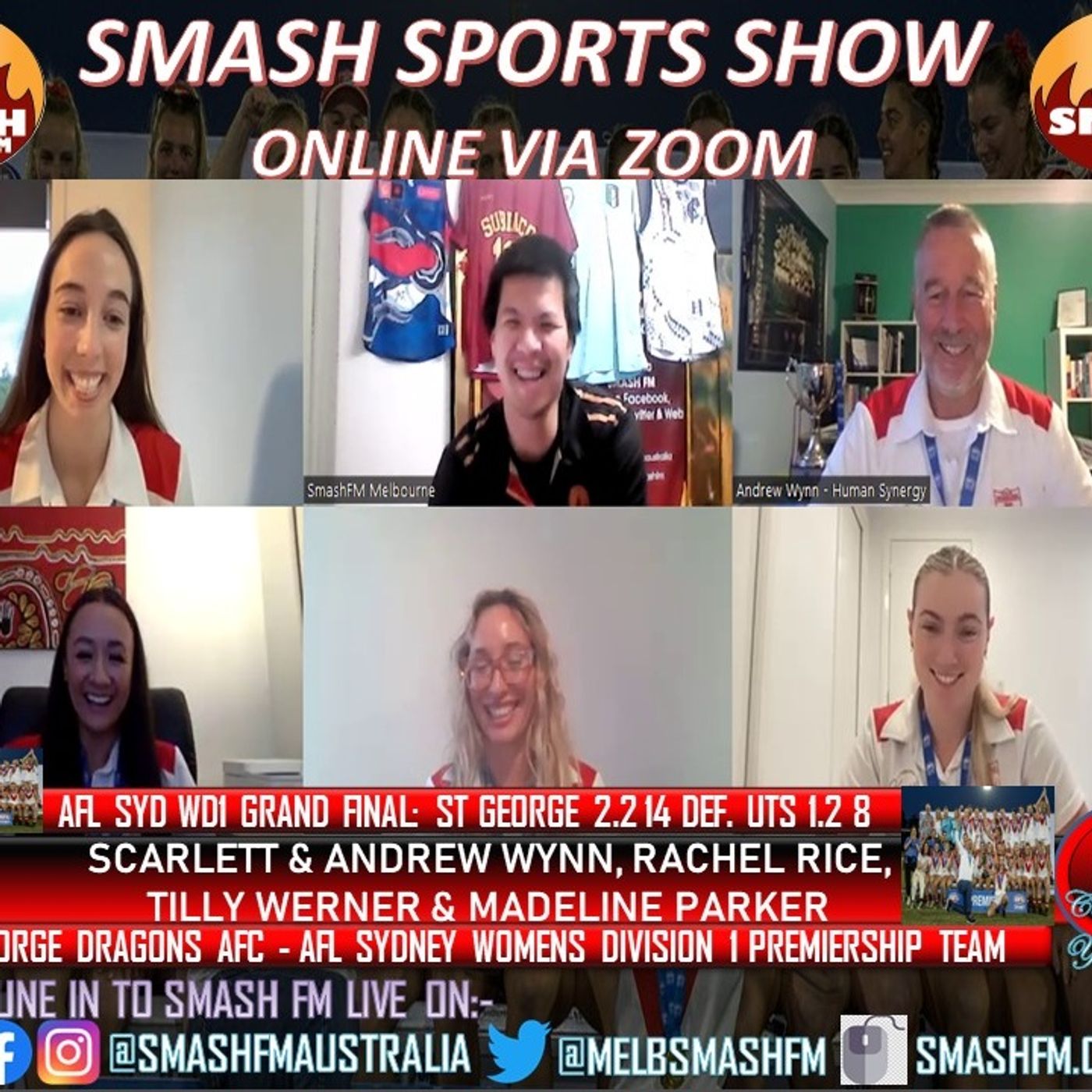 SSS10THYR: St George Dragons AFC 2023 AFL Sydney Women's Division One Premiership Interviews 281123