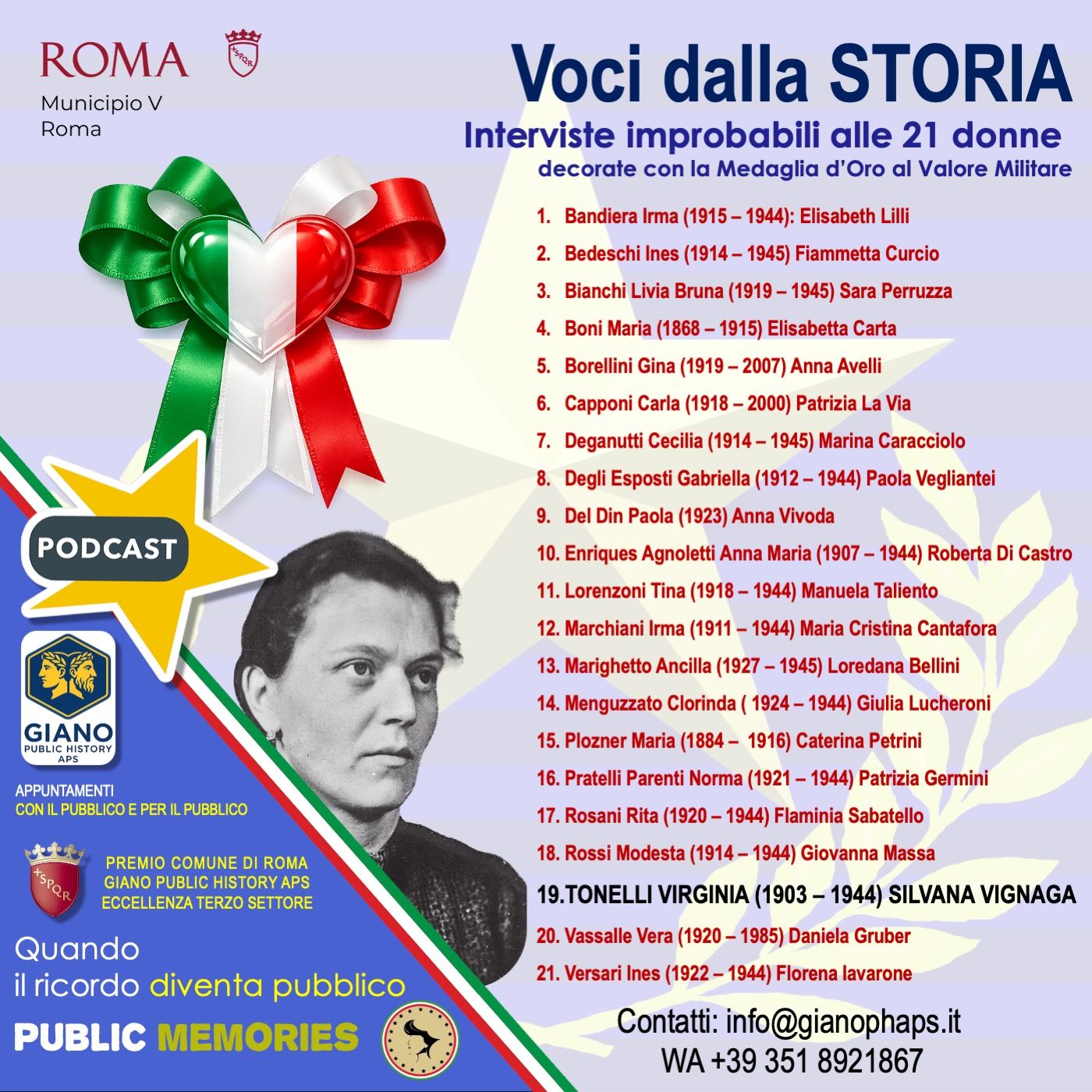 Verginia TONELLI – Memoria e coraggio nella Risiera: Da sarta e vigilatrice a colonna dei Gruppi di Difesa della Donna episode artwork