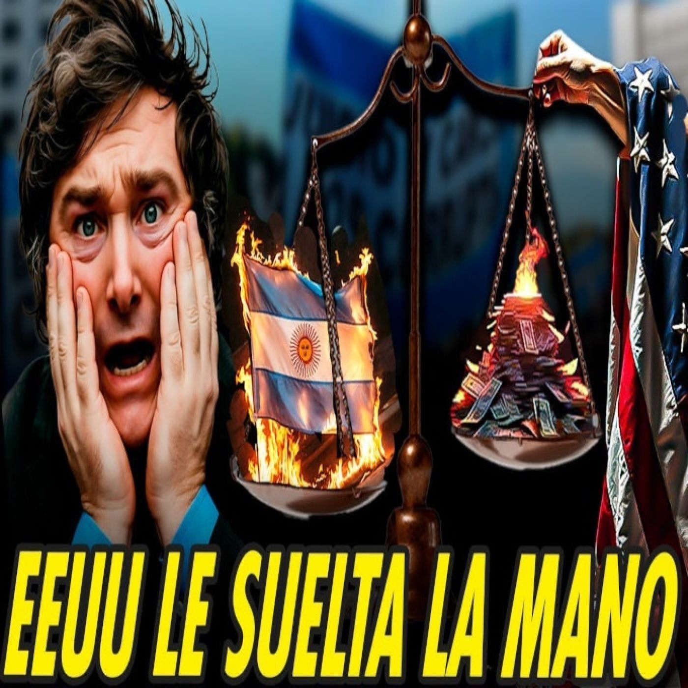 E.E.U.U. NO RESCATA A MILEI MIENTRAS ARGENTINA EXPLOTA POR CORRUPCIÓN episode artwork