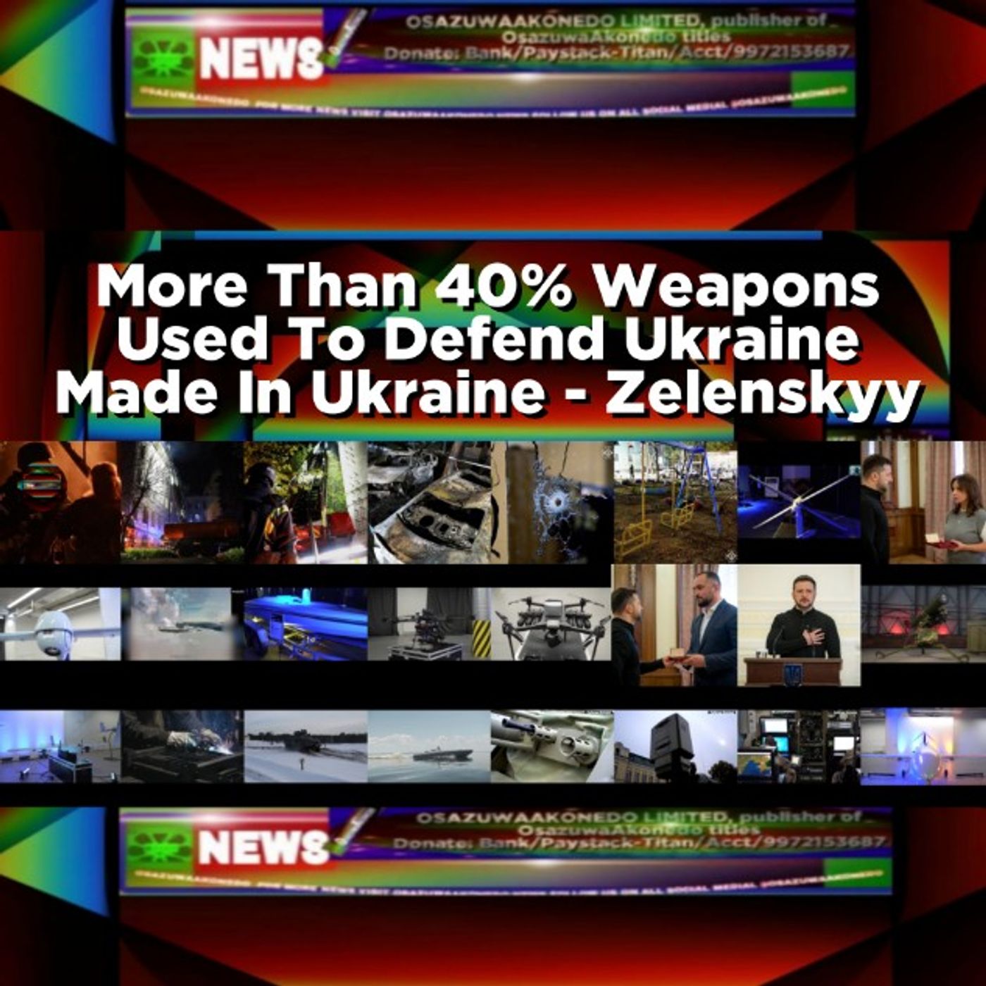 More Than 40% Weapons Used To Defend Ukraine Made In Ukraine - Zelenskyy episode artwork