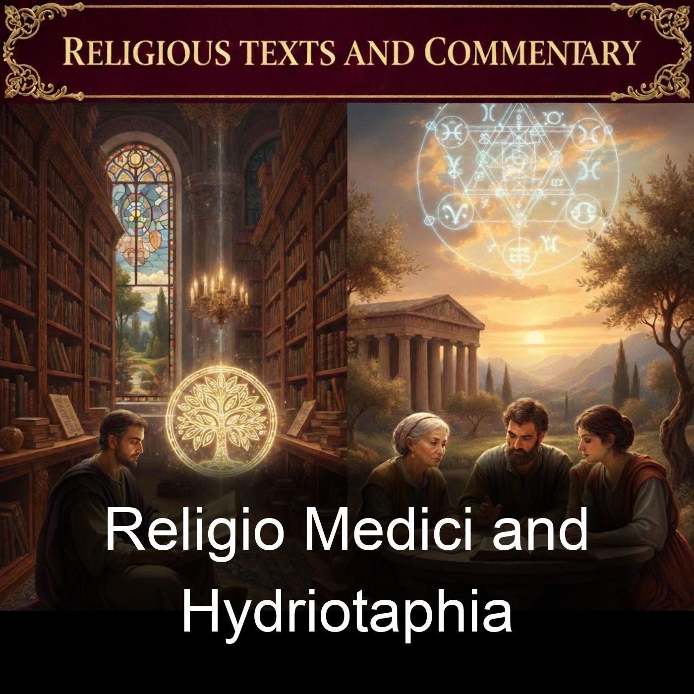 Religio Medici and Hydriotaphia cover art
