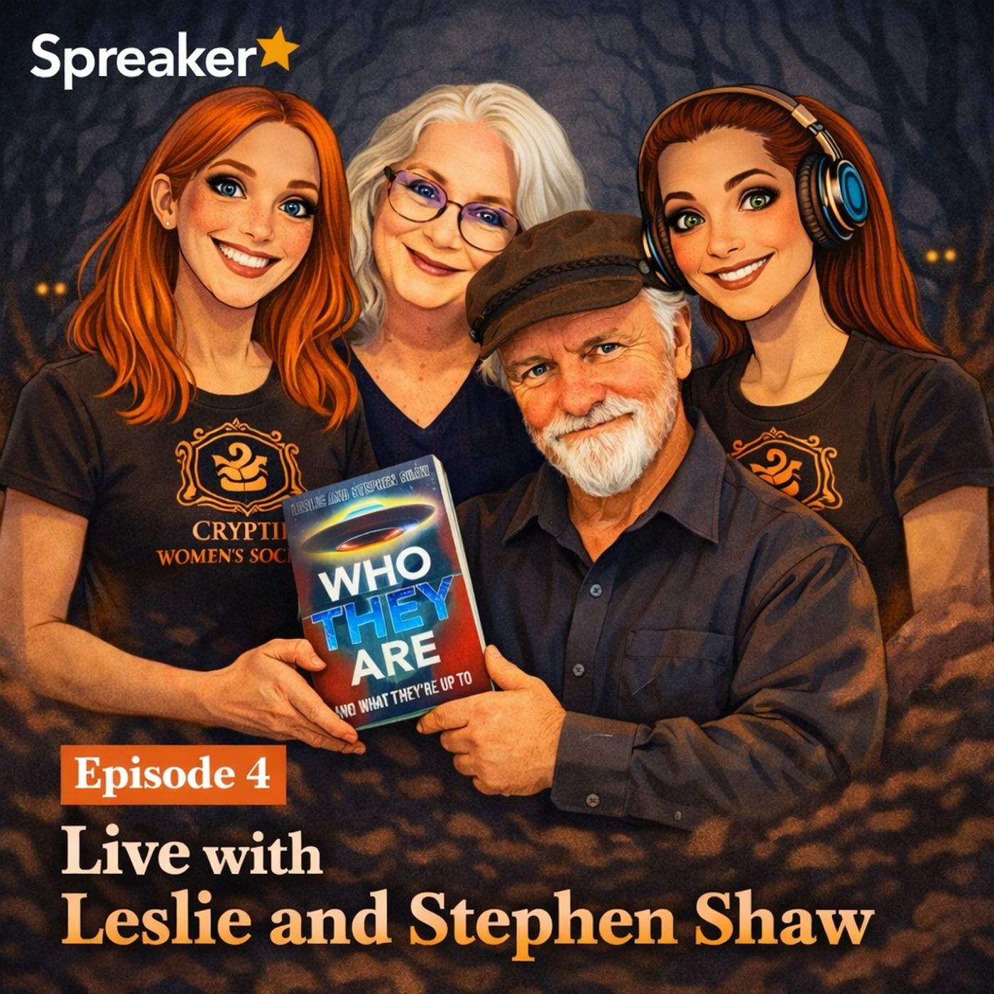 Exploring UFOs & The Paranormal w/Stephen & Leslie Shaw episode artwork