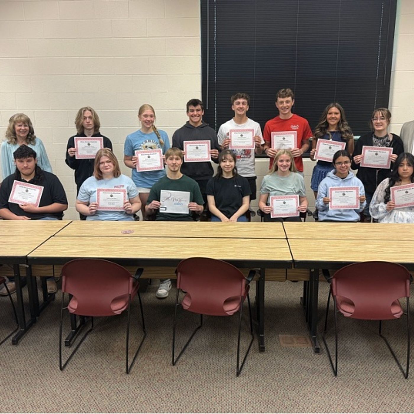 OTHS hosts quarterly student recognition award breakfast episode artwork