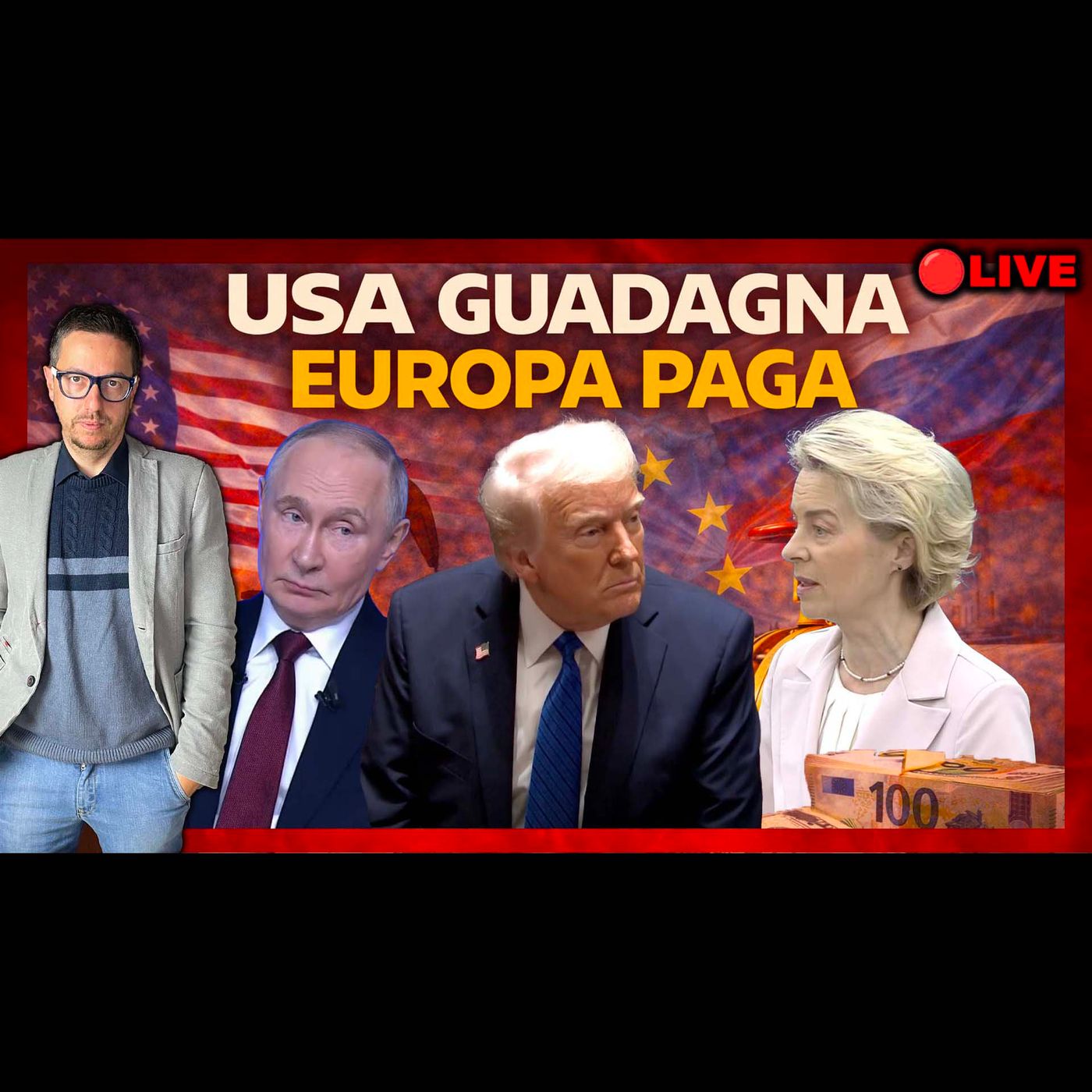 GUERRA ALL’IRAN | RUSSIA E USA FANNO SOLDI, L’EUROPA PAGA | Live Ep43🔴