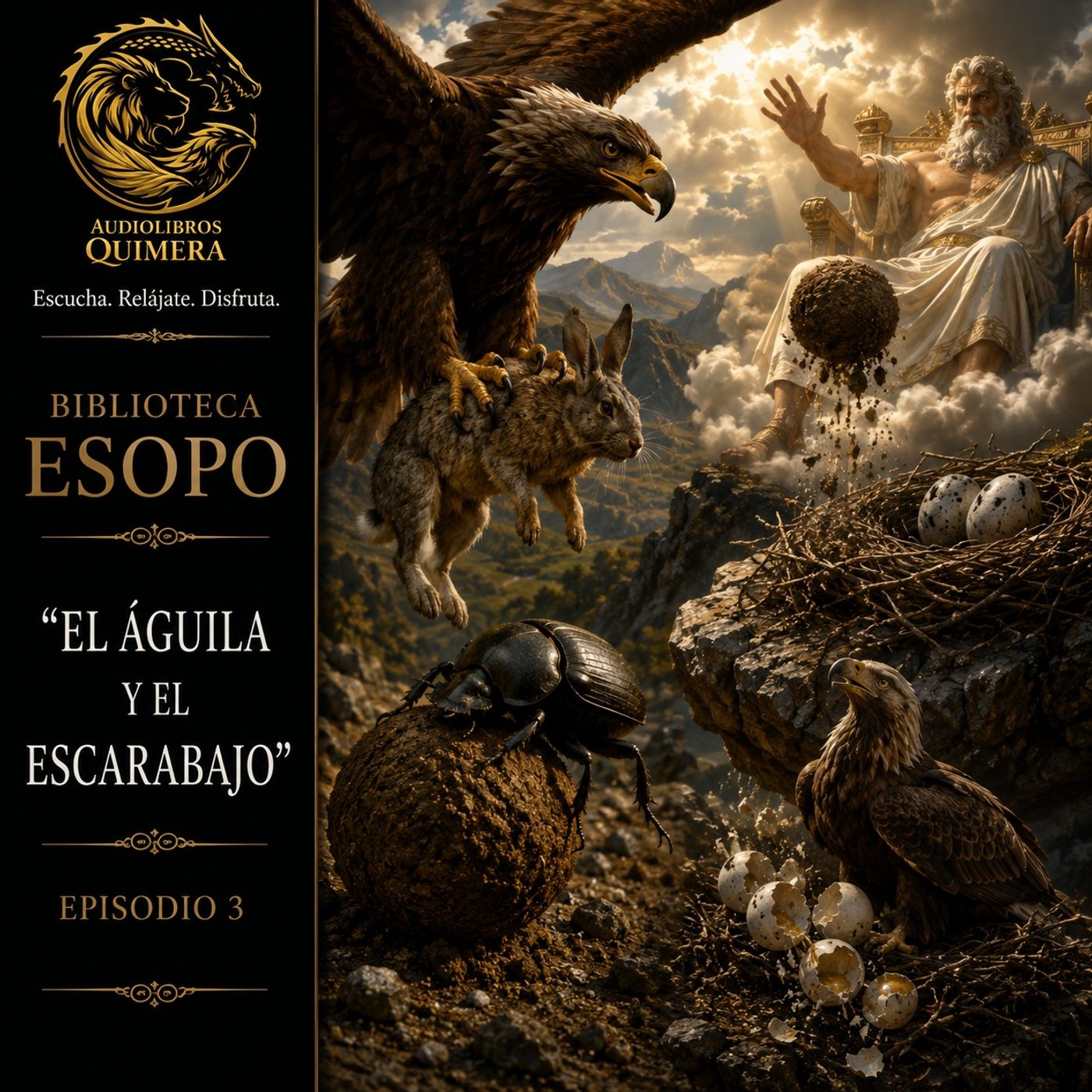 003 - El Águila y el Escarabajo Audiolibro - Esopo episode artwork