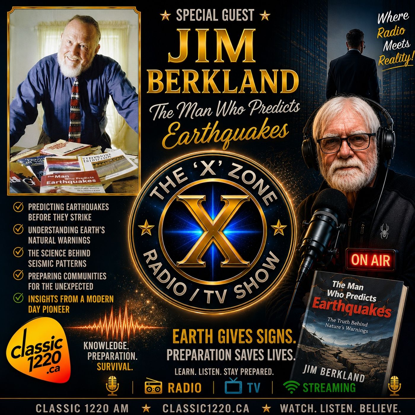 Rob McConnell Interviews - JIM BERKLAND - The Man Who Predicts Earthquakes