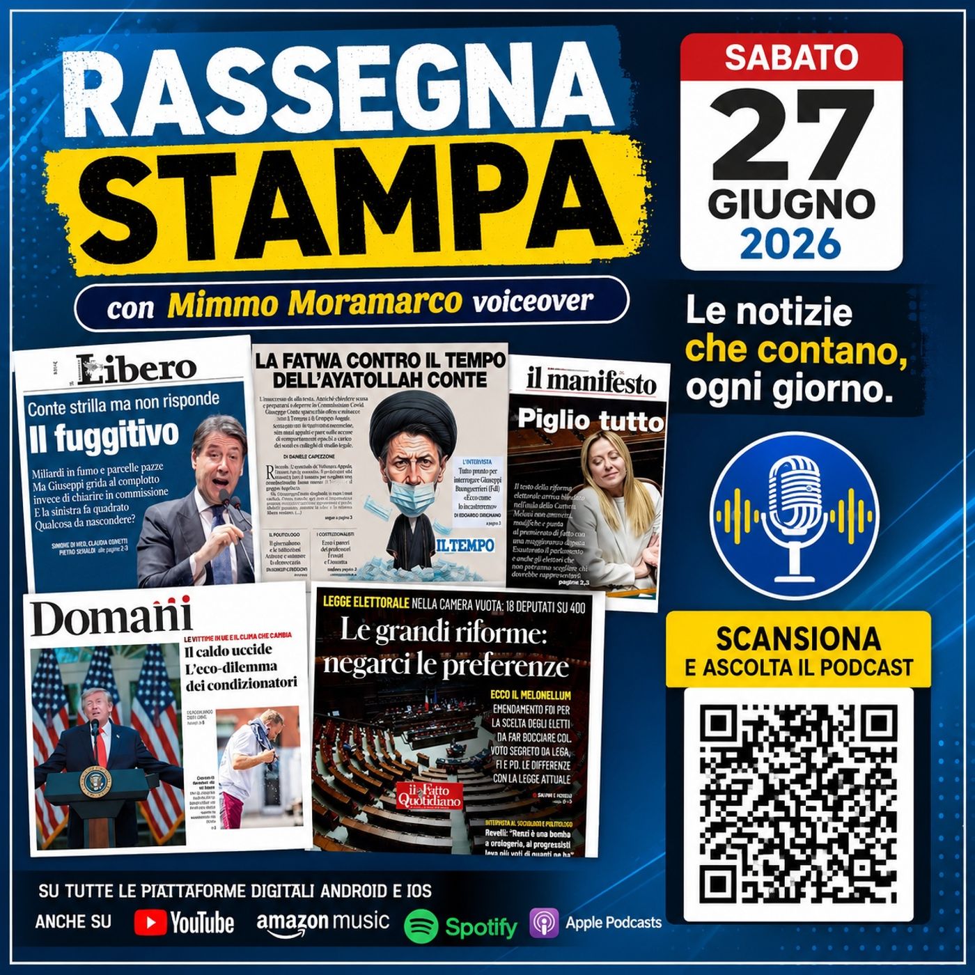 Rassegna stampa del 27 giugno 2026 episode artwork