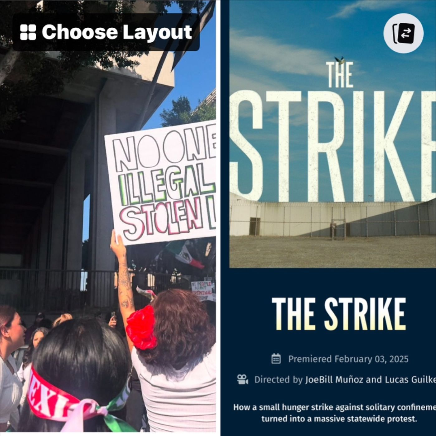 PoPeoplesRadio: NoOneIsIllegal on Stolen Land & Strike Movie episode artwork