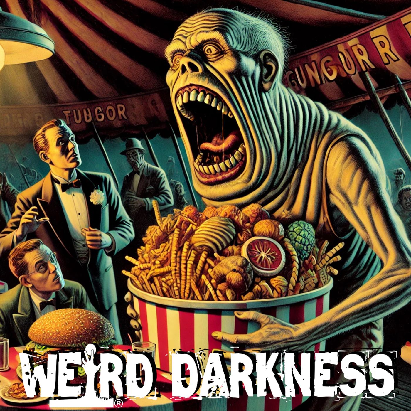 “TARRARE: A CURSE OF INSATIABLE HUNGER AND GLUTTONY” and More Strange True Stories! #WeirdDarkness - podcast episode cover