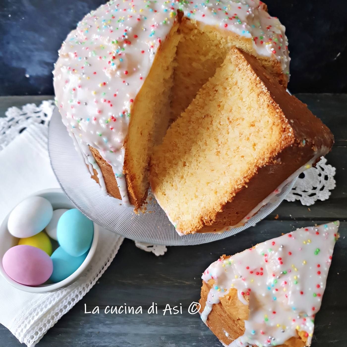 Pigna di Pasqua alta e sofficissima