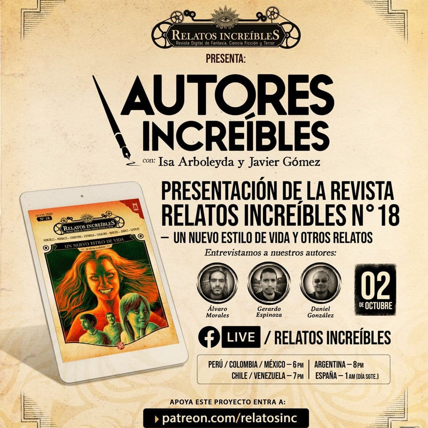 Autores Increíbles