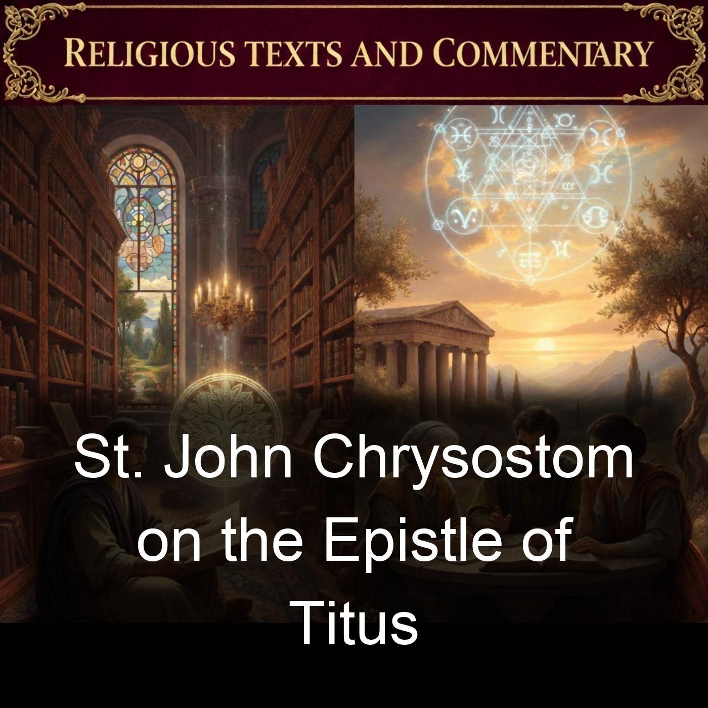 St. John Chrysostom on the Epistle of Titus cover art