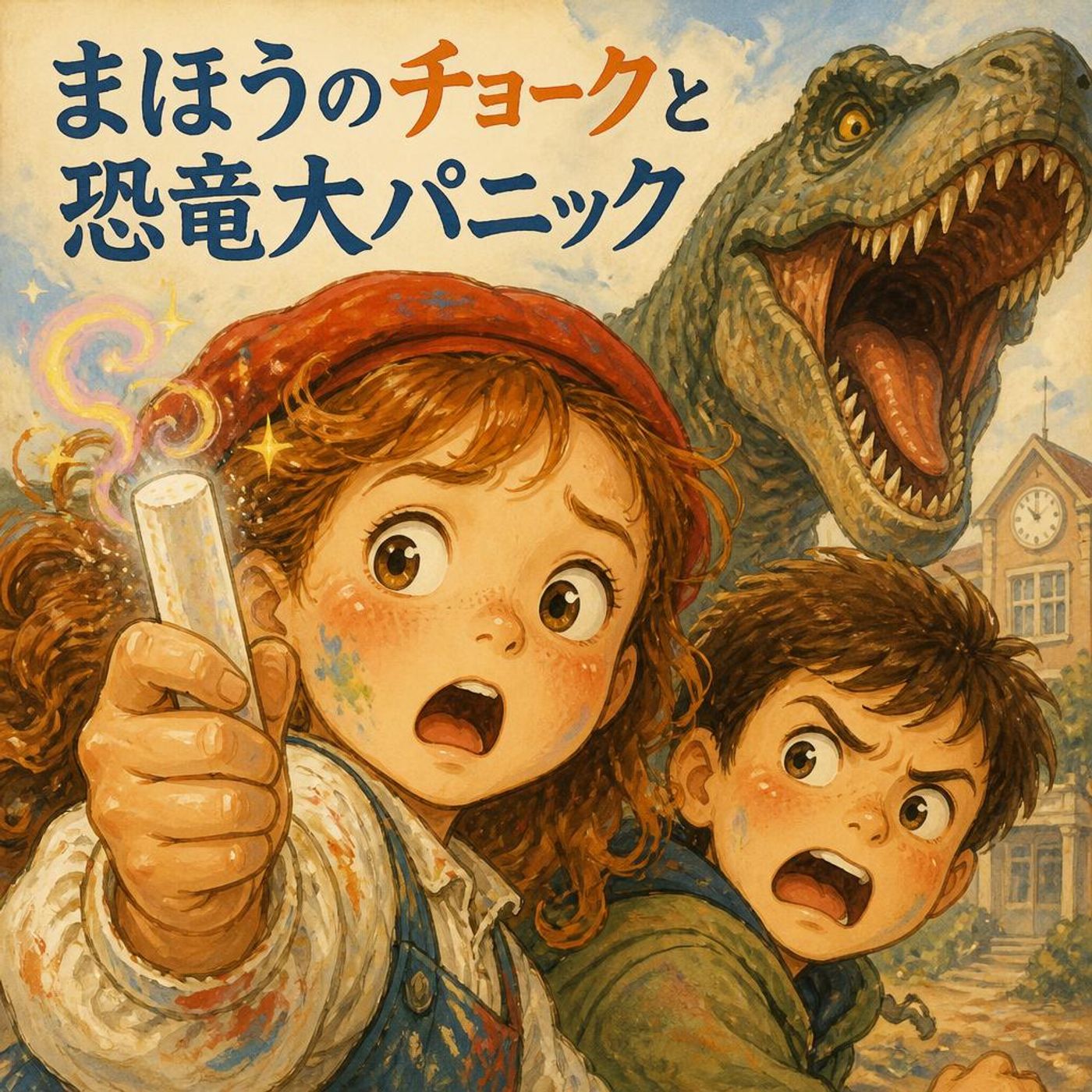 【冒険ファンタジー】魔法のチョークと校庭のティラノサウルス episode artwork